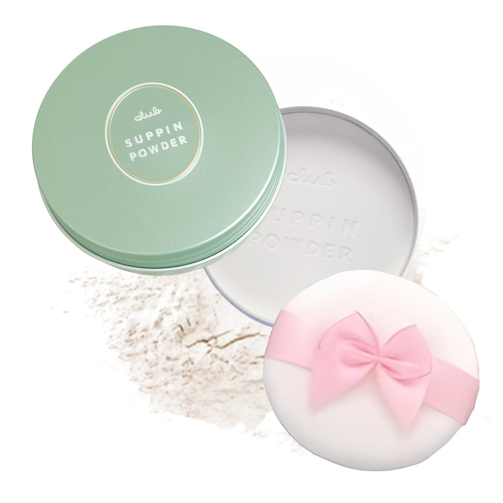 Club Suppin Translucent Pressed Powder — Hydration, 24H Skincare Finish