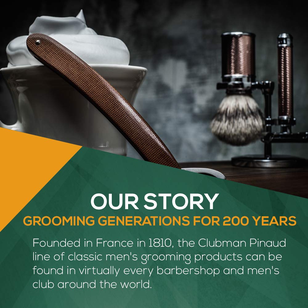 Clubman Pinaud Pre Shave Oil – Barber Quality Shaving Oil and Beard Hydration (2 Pack)