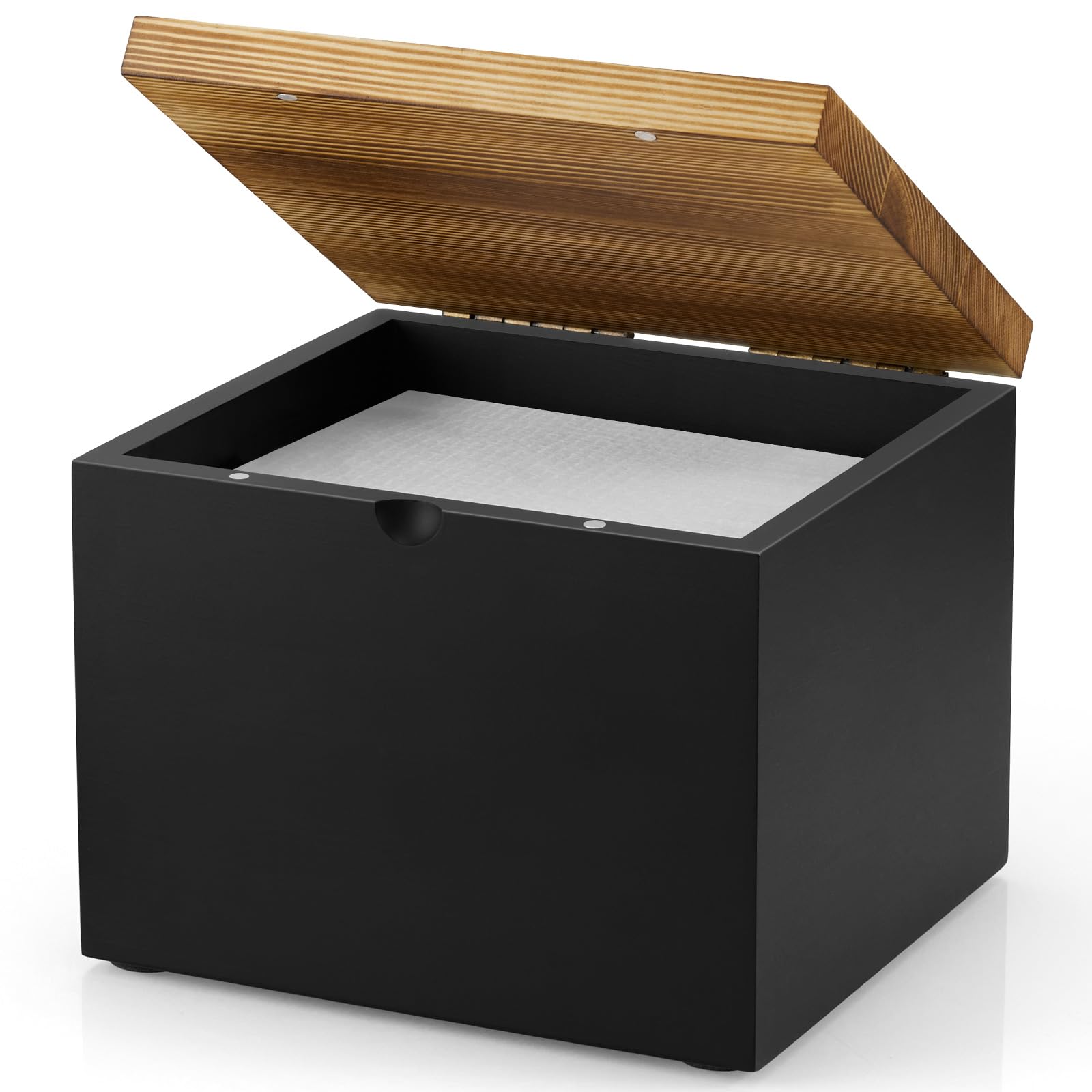 CMLKLZD Disposable Face Towel Holder – Wooden Box for XL Towels