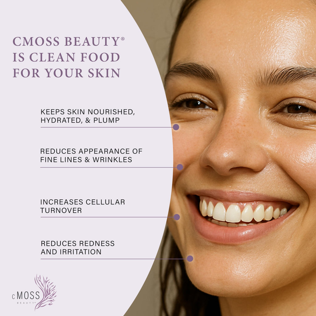 cMOSS BEAUTY Sea Moss Infused Pressed Serum Concentrate – Oil-Free Hydration
