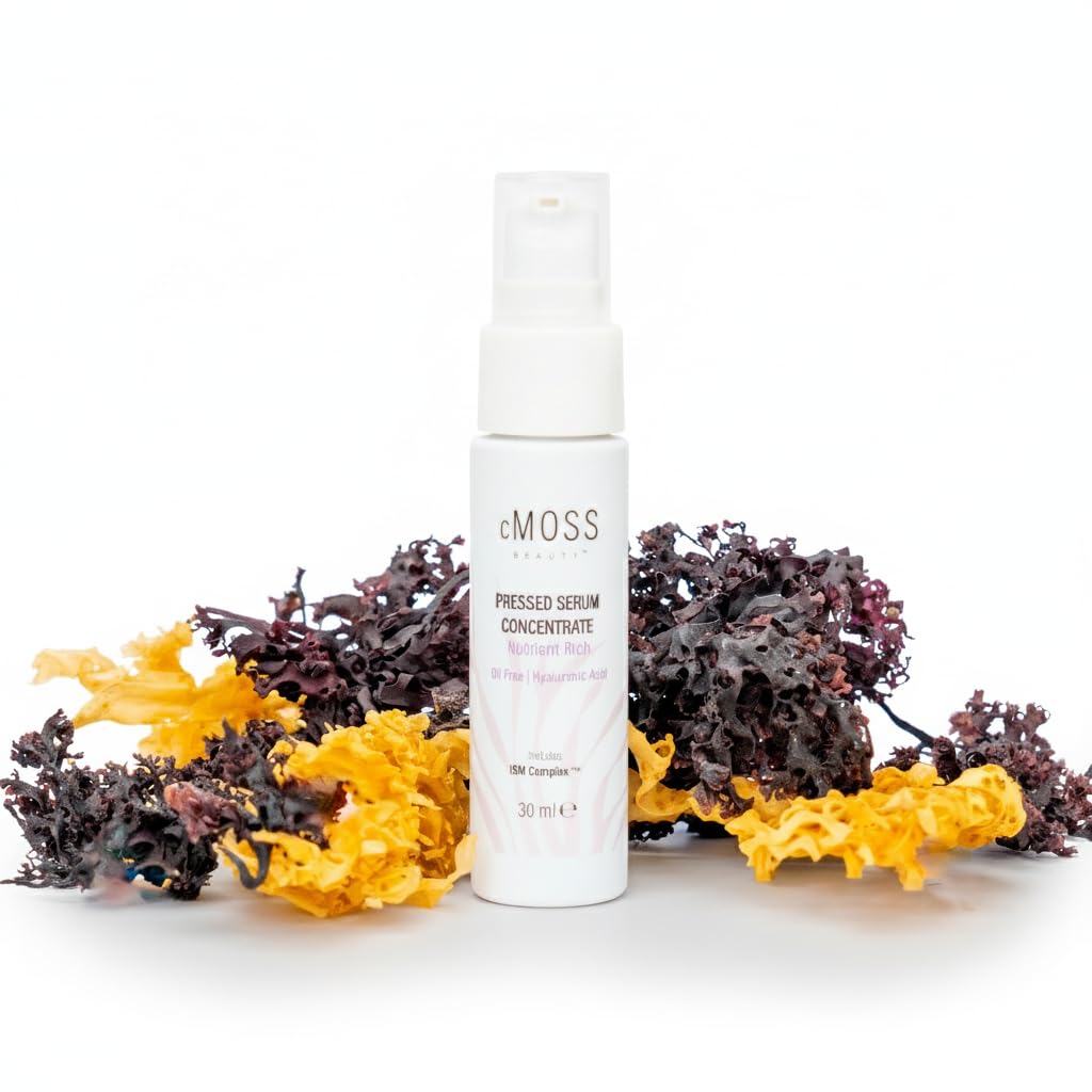 cMOSS BEAUTY Sea Moss Infused Pressed Serum Concentrate – Oil-Free Hydration