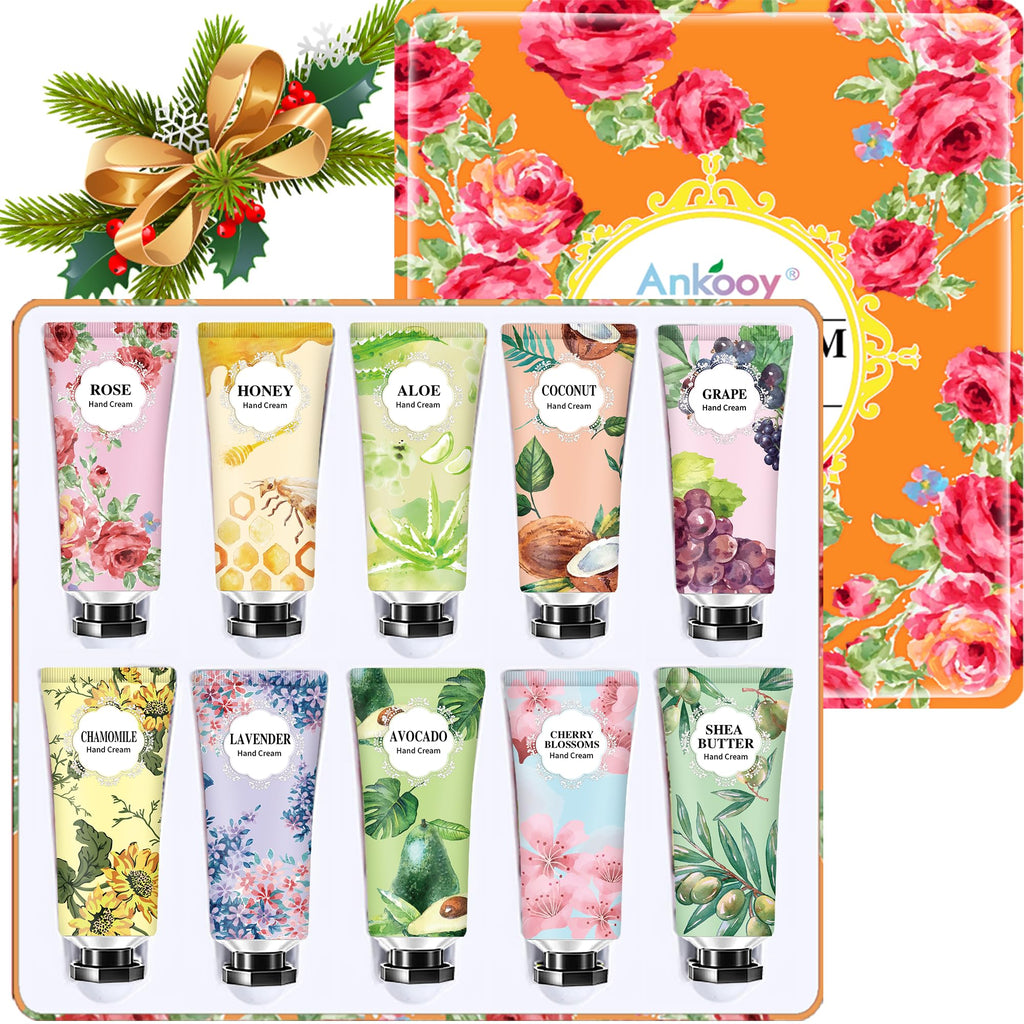 CMWGKBC 10-Pack Hand Cream Gifts Set – Natural Fragrance Travel-Size Lot for Teens & Adults