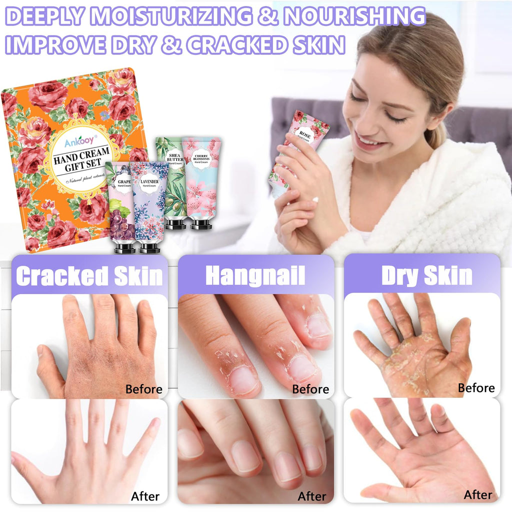 CMWGKBC 10-Pack Hand Cream Gifts Set – Natural Fragrance Travel-Size Lot for Teens & Adults