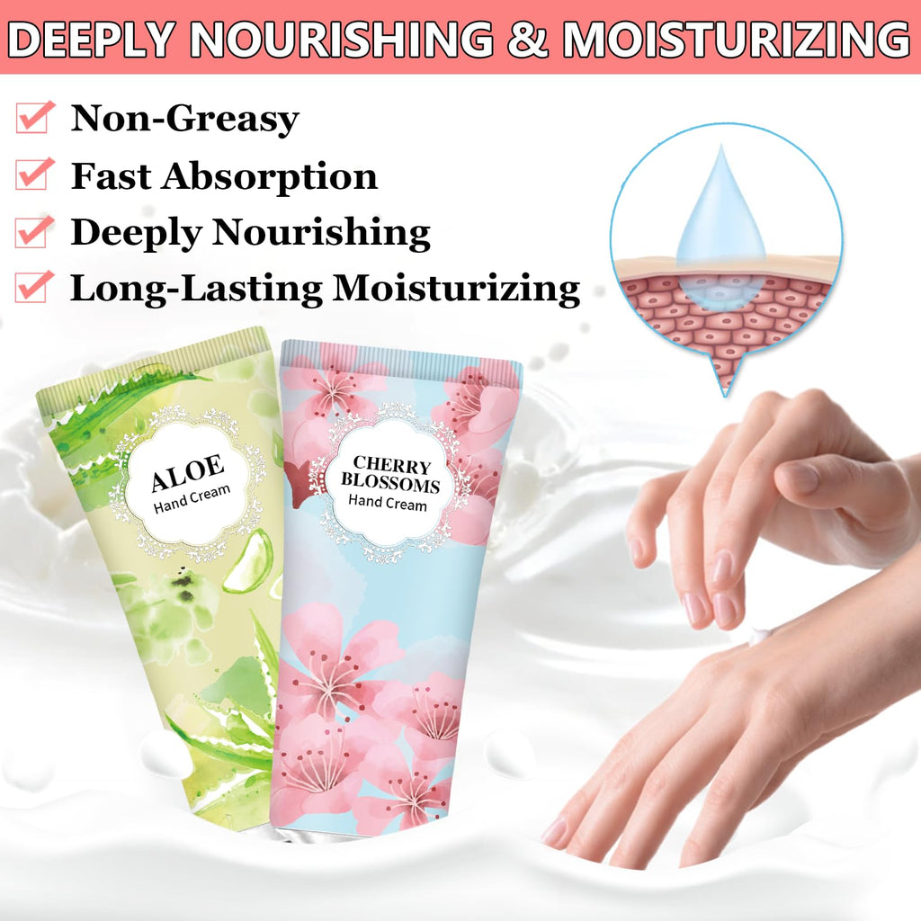 CMWGKBC 10-Pack Hand Cream Gifts Set – Natural Fragrance Travel-Size Lot for Teens & Adults