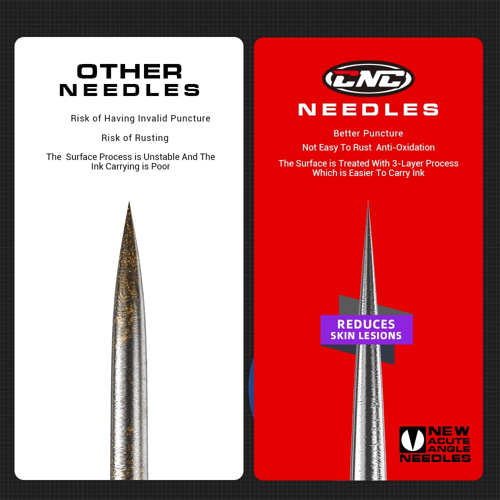 CNC 1RL Tattoo Needle Cartridges 20Pcs #10 Bugpin with Membrane EN04R-20-1001RL