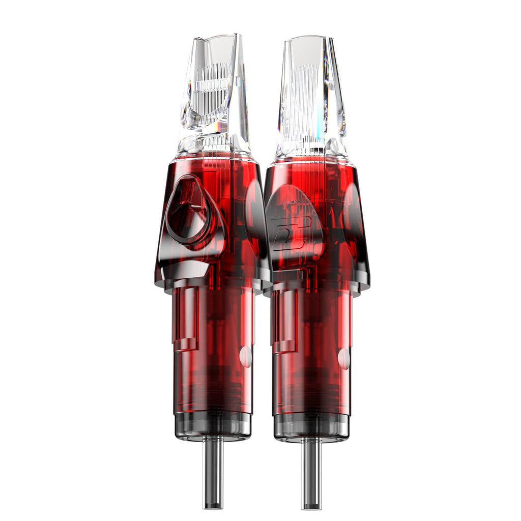 CNC Tattoo Cartridges 20Pcs #10 Bugpin 9M1 with Membrane – EO Sterilized, Universal Fit