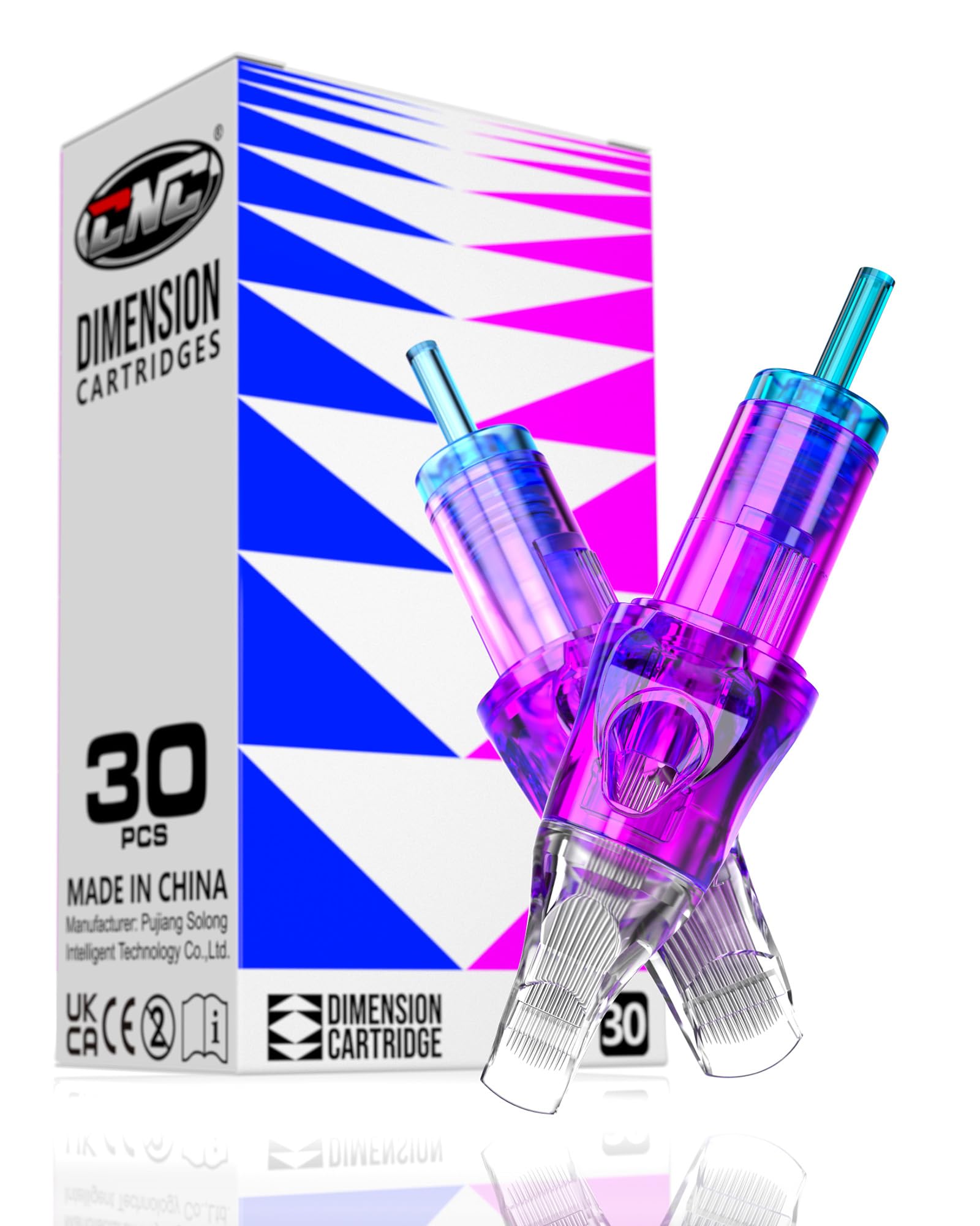 CNC Tattoo Cartridge Needles 30pcs Assorted Pack EN04C-30KIT-G – 1007RM to 1209RM Mix