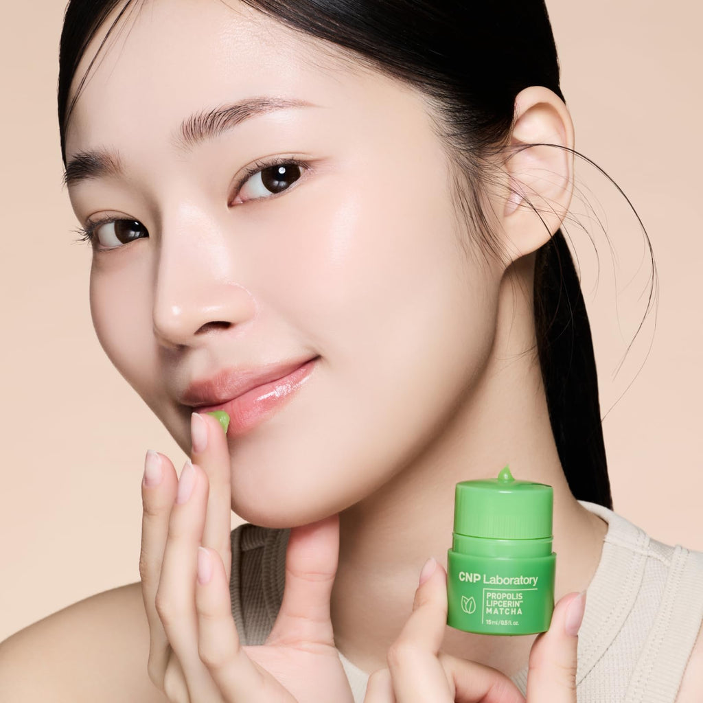 CNP Café Lip Butter Propolis Lipcerin 07 Matcha | 12h Hydration Lip Balm & Mask