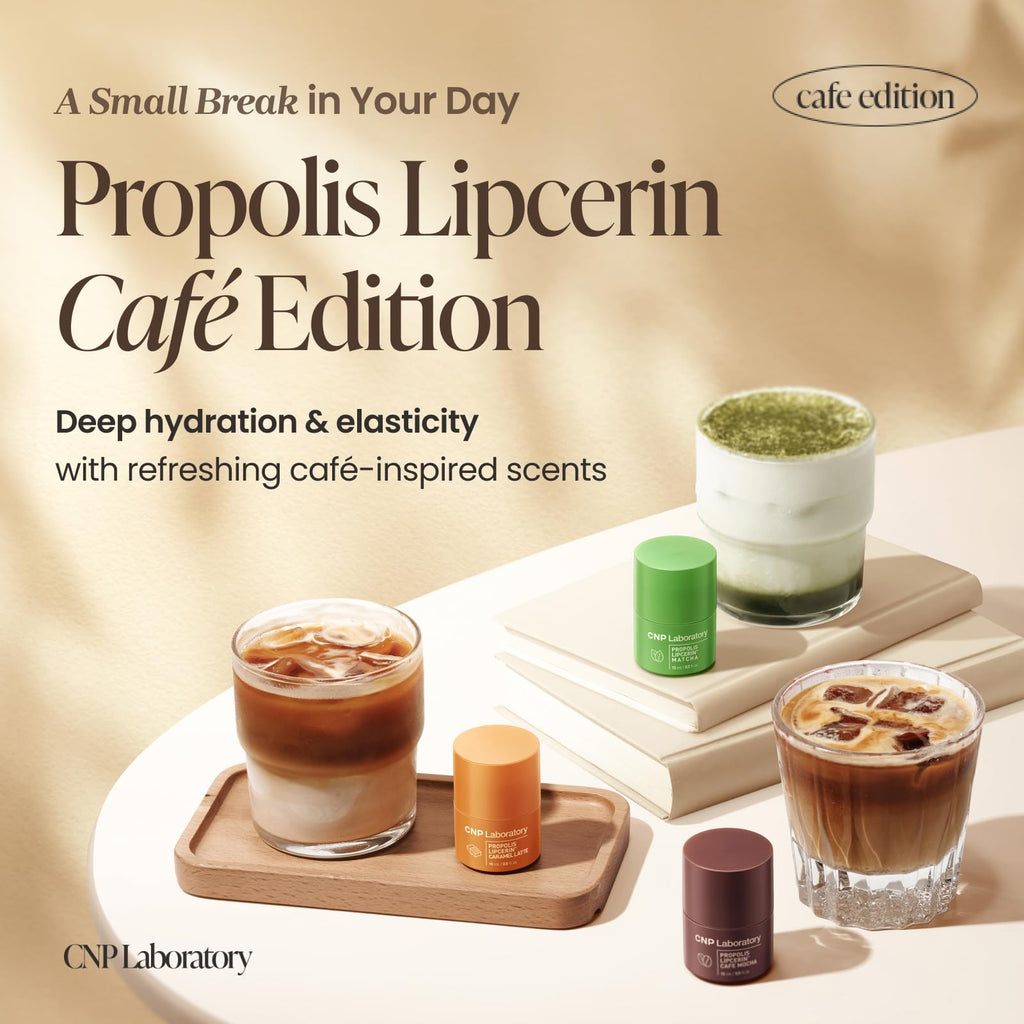 CNP Café Lip Butter - Propolis Lipcerin 06 Caramel Latte | 12-Hour Hydration Lip Balm & Overnight Mask