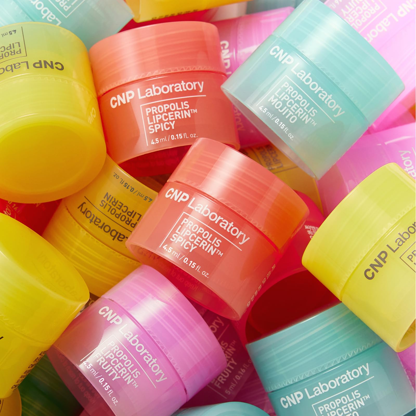 CNP Honey Lip Butter Mini Set – Propolis Lipcerin Travel-Size | 12-Hour Hydration Lip Balm & Mask (4 Flavors)