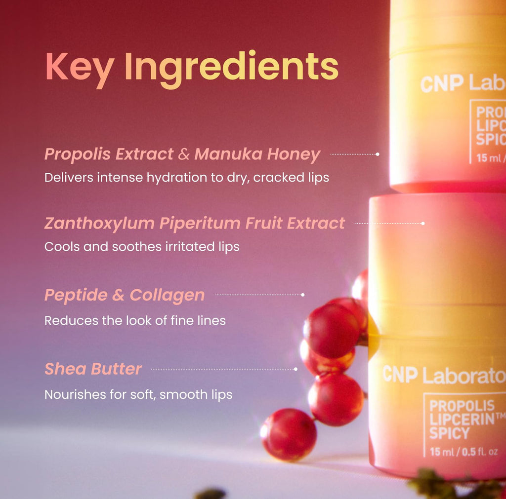 CNP Honey Lip Butter Lipcerin 04 Mint | 12-Hour Hydration Lip Balm & Overnight Mask