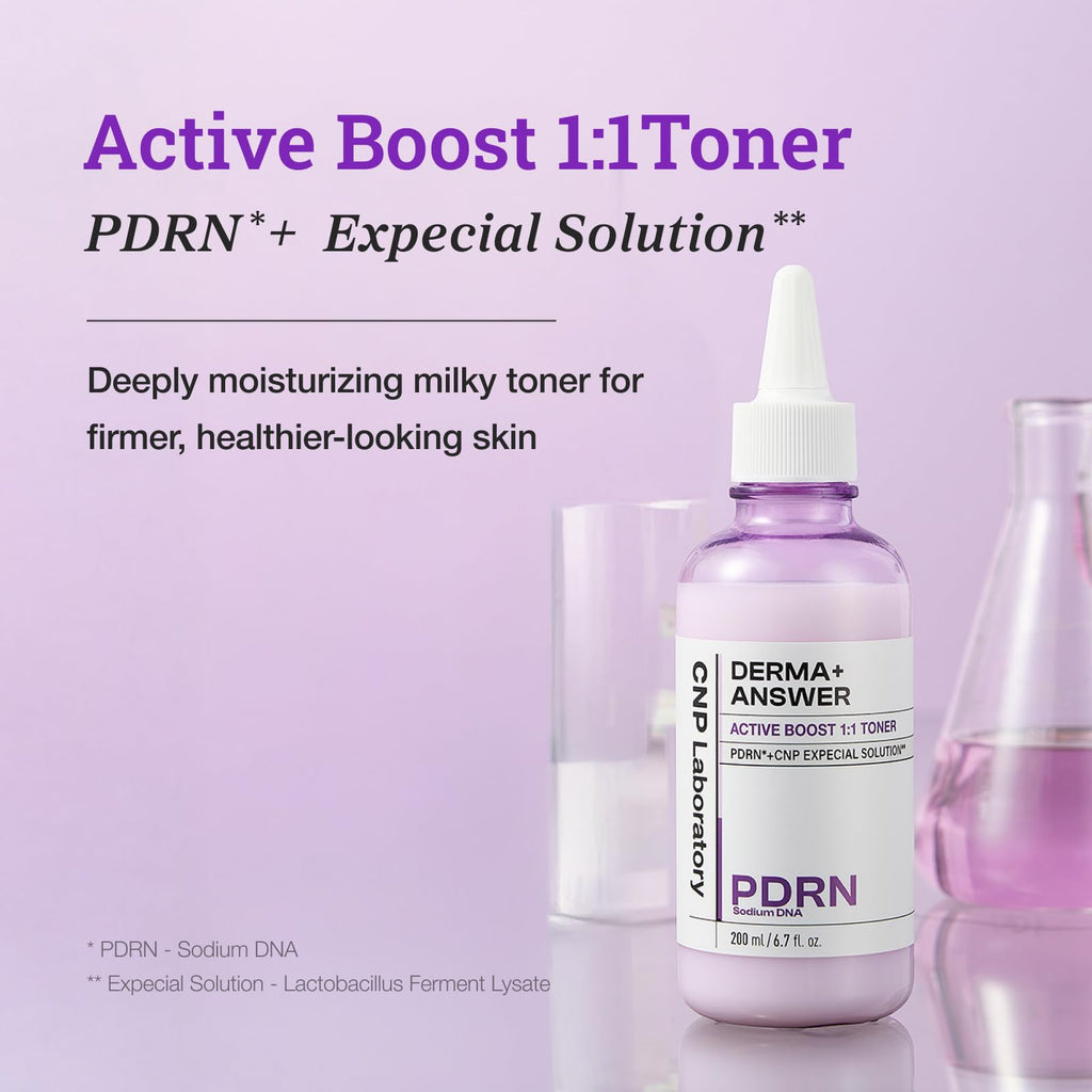 CNP PDRN Active Boost Milky Toner – Salmon DNA with Niacinamide + Rice Water