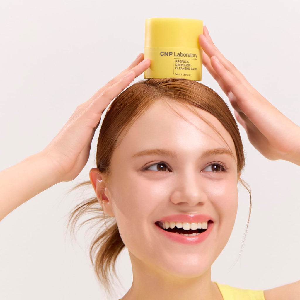 CNP Propolis Deepcerin Cleansing Balm – Gentle Butter-to-Milk Makeup Remover for Dry & Sensitive Skin