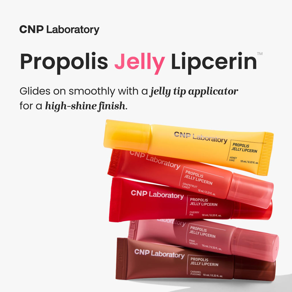 CNP Propolis Jelly Lipcerin 04 Cherry Pie — Hydrating Lip Balm & Gloss with Manuka Honey & Hyaluronic Acid