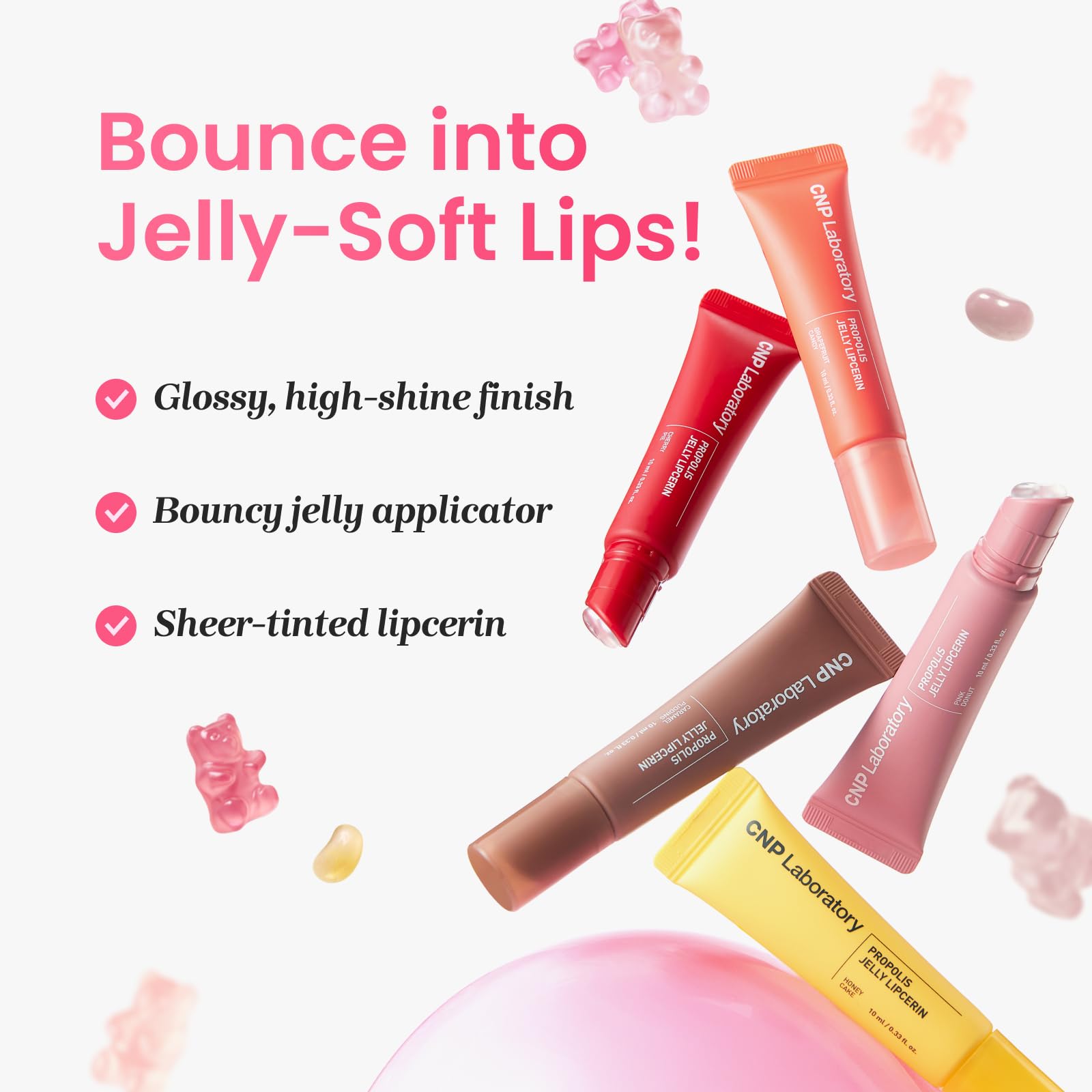 CNP Propolis Jelly Lipcerin Lip Balm & Gloss 03 Caramel Pudding – Hydrating Lip Treatment