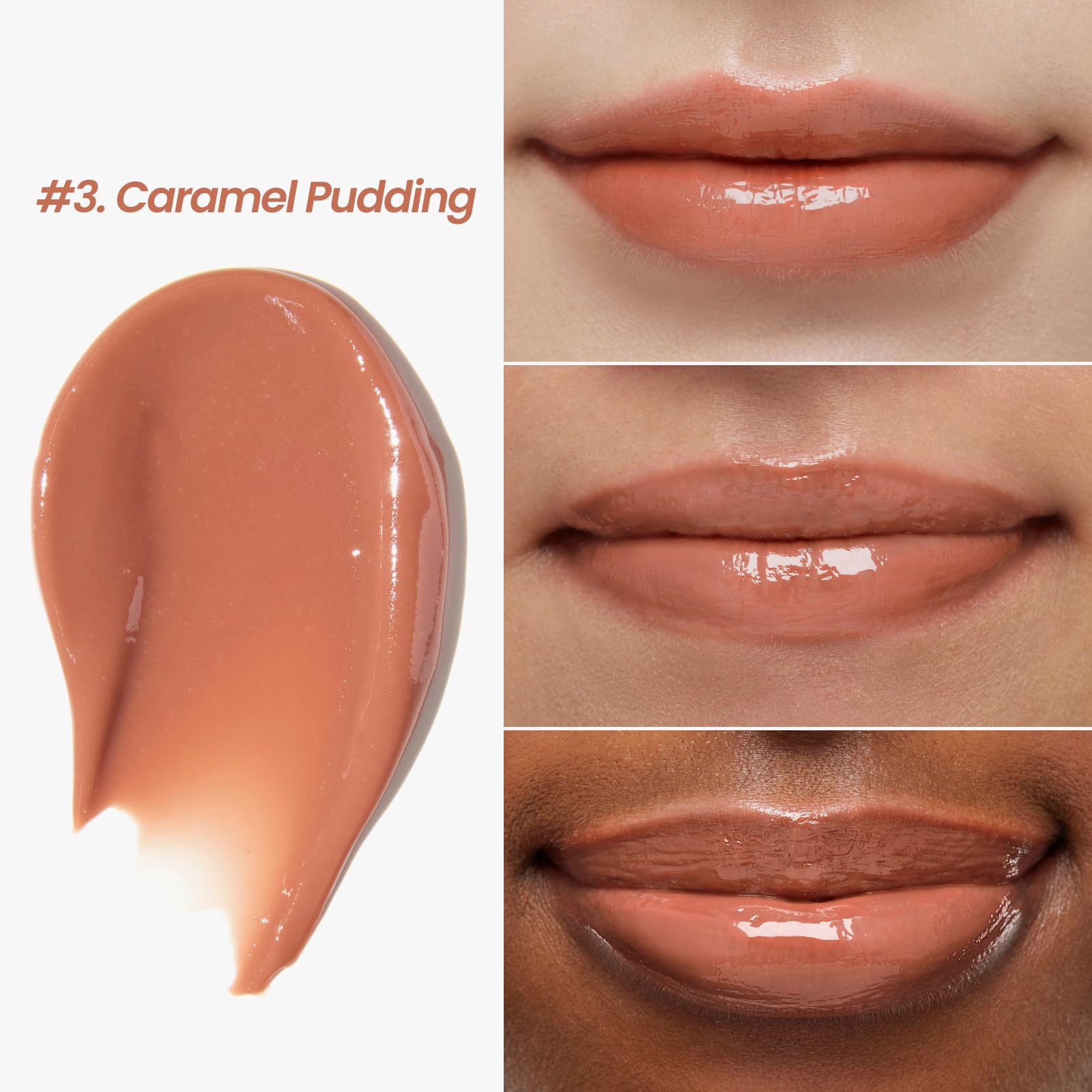 CNP Propolis Jelly Lipcerin Lip Balm & Gloss 03 Caramel Pudding – Hydrating Lip Treatment