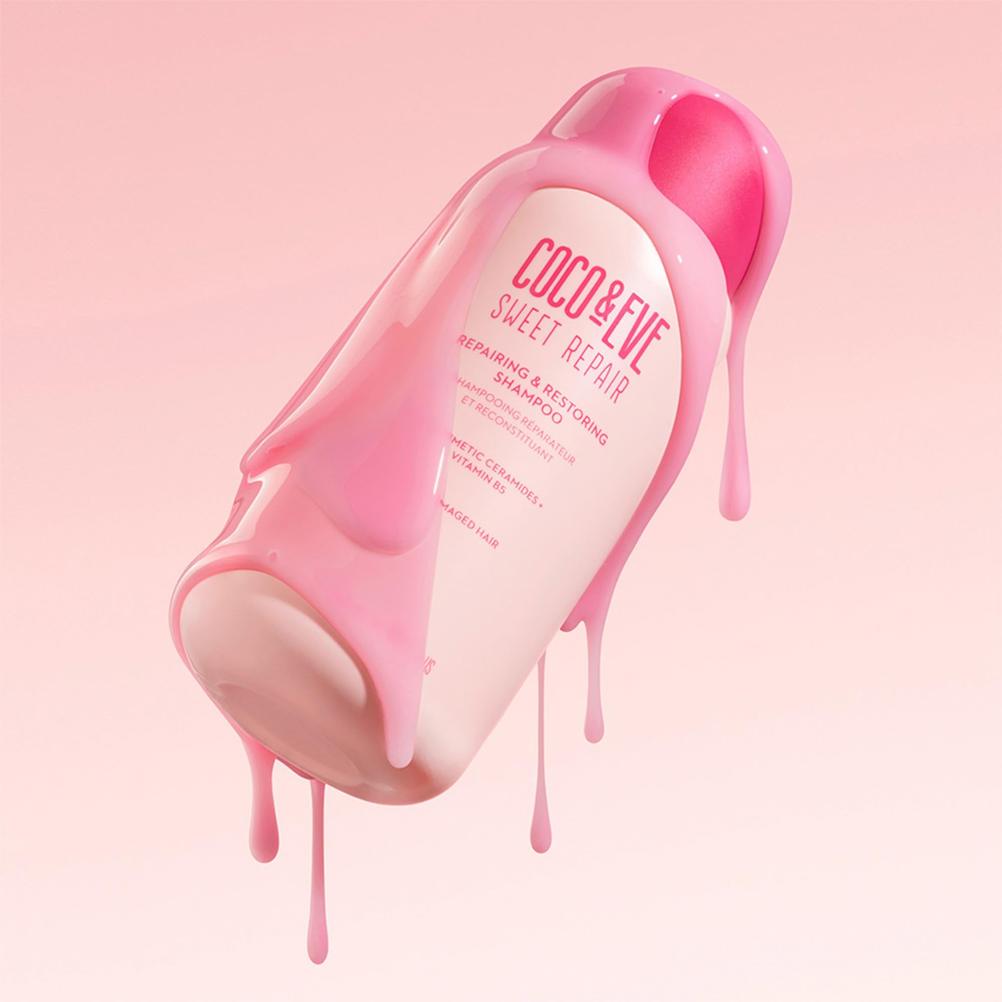 Coco & Eve Repairing & Restoring Shampoo for Damaged, Color-Treated Hair | Biomimetic Ceramides & Vitamin B5 | 9.47 Fl Oz