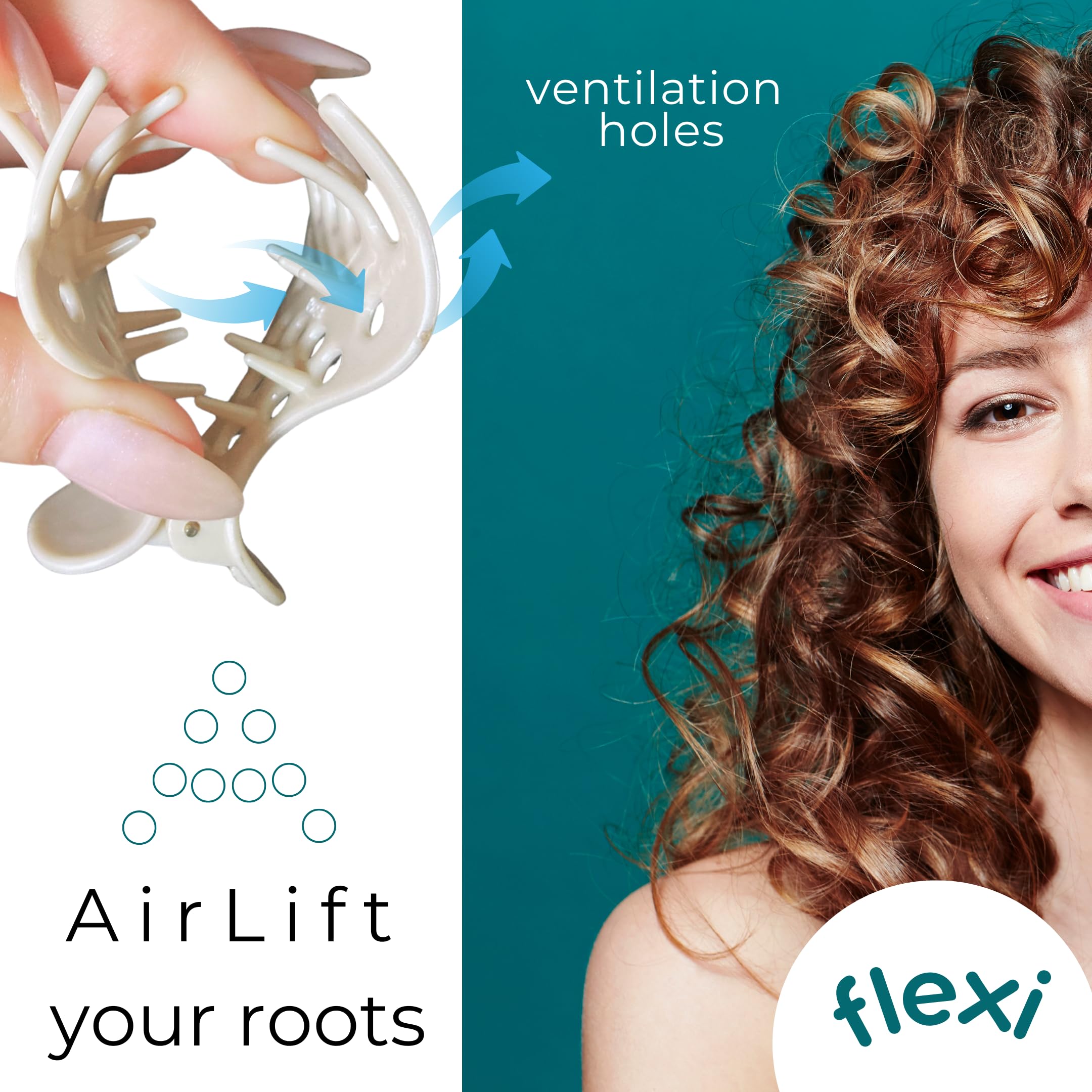 Cocoa & Cali AirLift: 8 Root Lifting Clips for Volume and Bouncy Curls