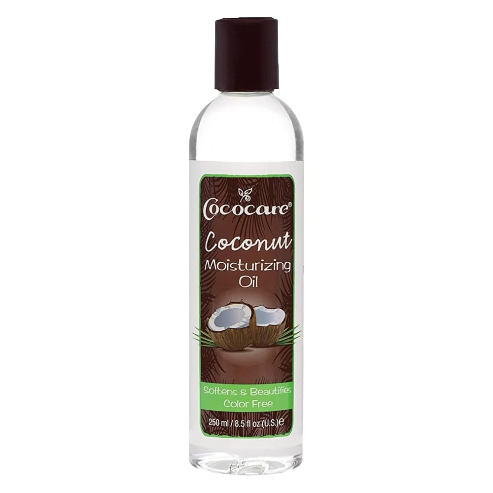 COCOCARE Coconut Moisturizing Oil 8.5 fl oz (2-Pack) – Deep Hydration with Natural Coconut Oil