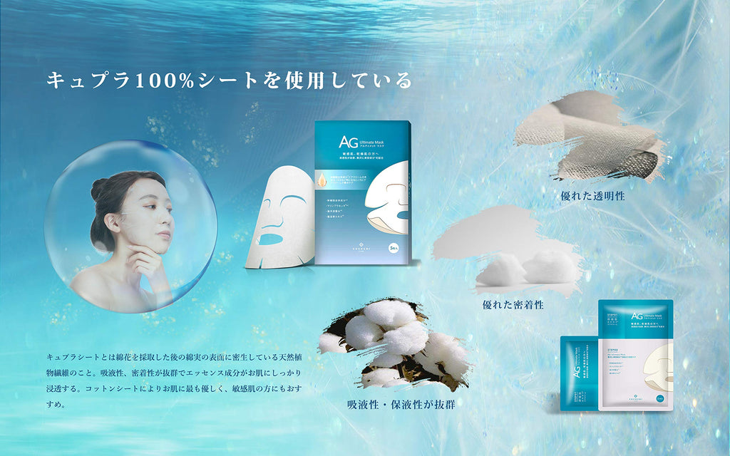 COCOCHI AG Growing Essence Cream Mask – 2-Step Hydrating Sheet Mask for Dry, Sensitive Skin