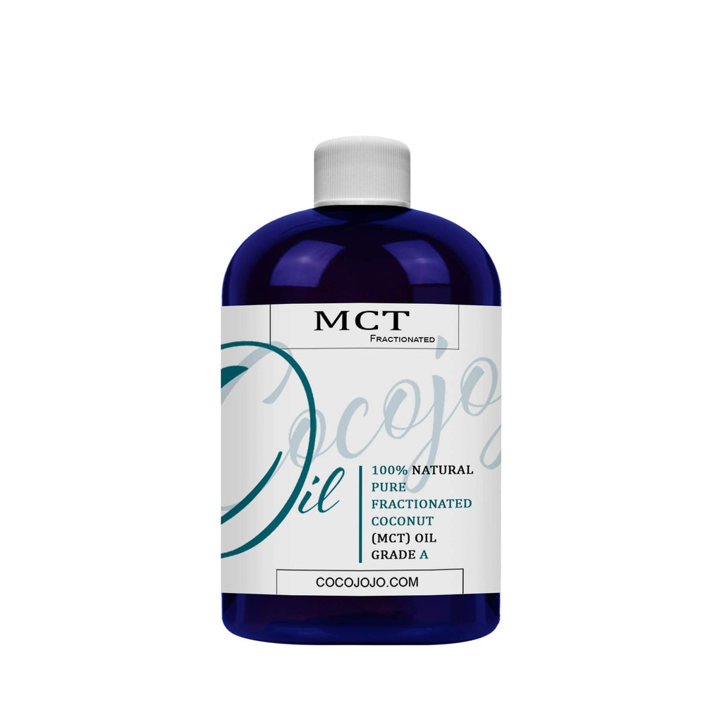 Cocojojo Pure Fractionated Coconut Oil – 100% Pure Vegan MCT from Coconut (C8/C10) – 8 oz