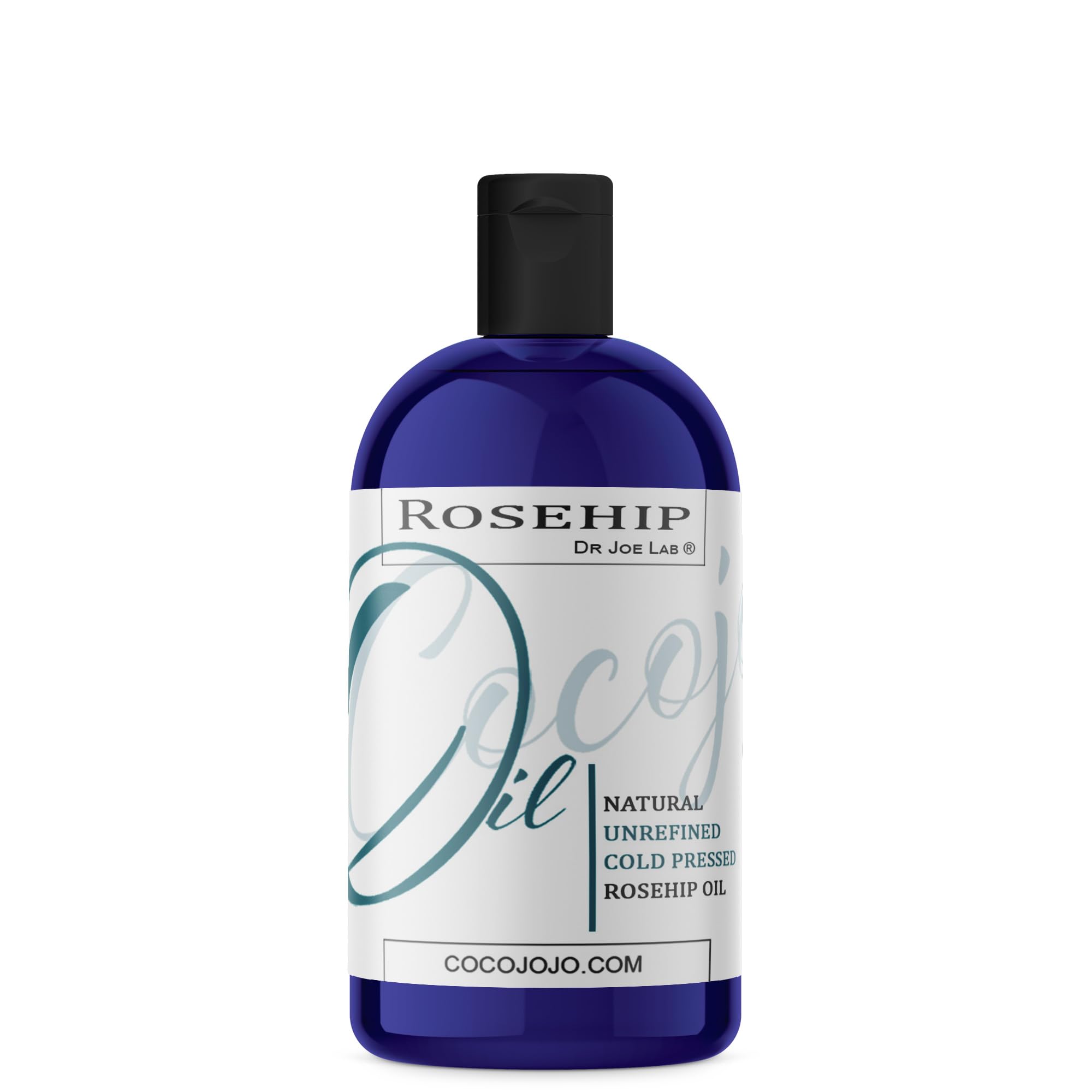 Cocojojo Rosehip Oil – Pure Cold-Pressed Seed Oil, 16 oz (Egypt Origin)