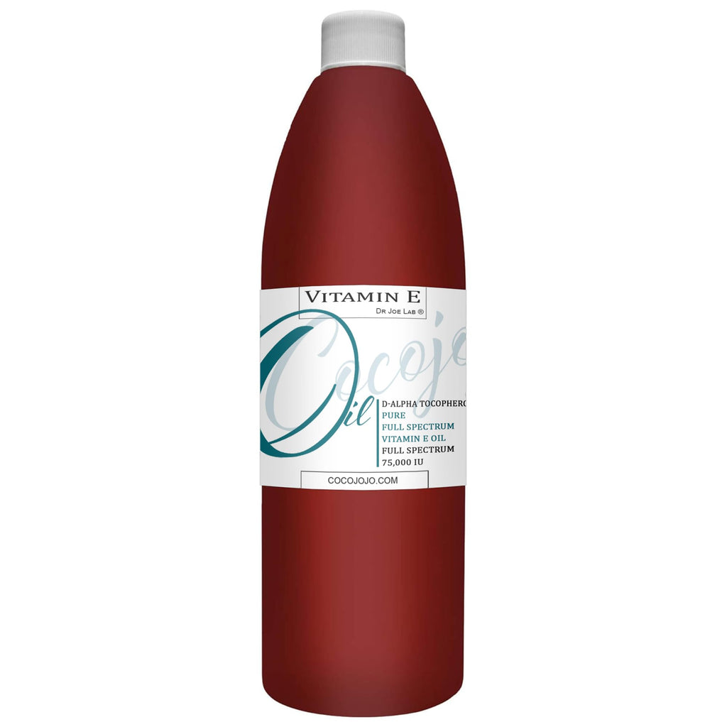 cocojojo Organic Vitamin E Oil – Pure Cold-Pressed Almond Oil, 16 oz