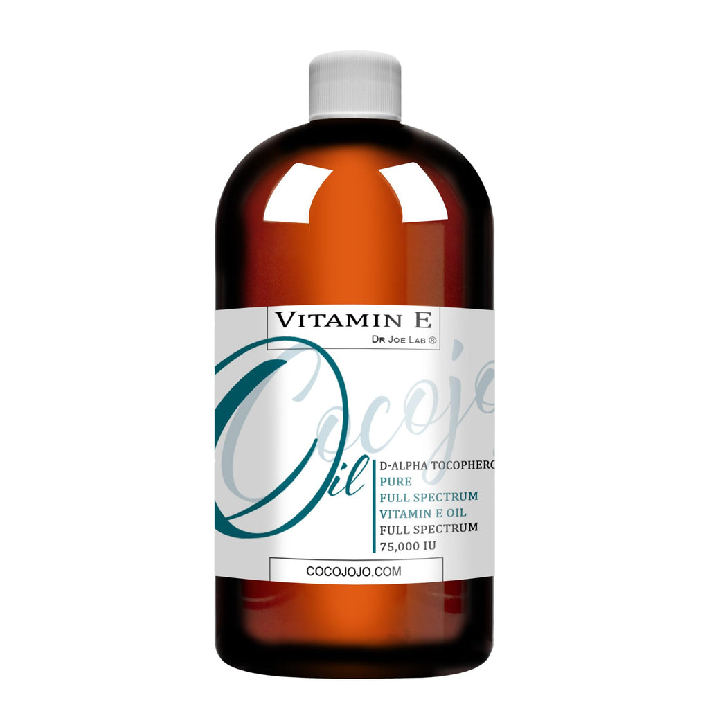 cocojojo Organic Vitamin E Oil – Pure Cold-Pressed Almond Oil, 16 oz