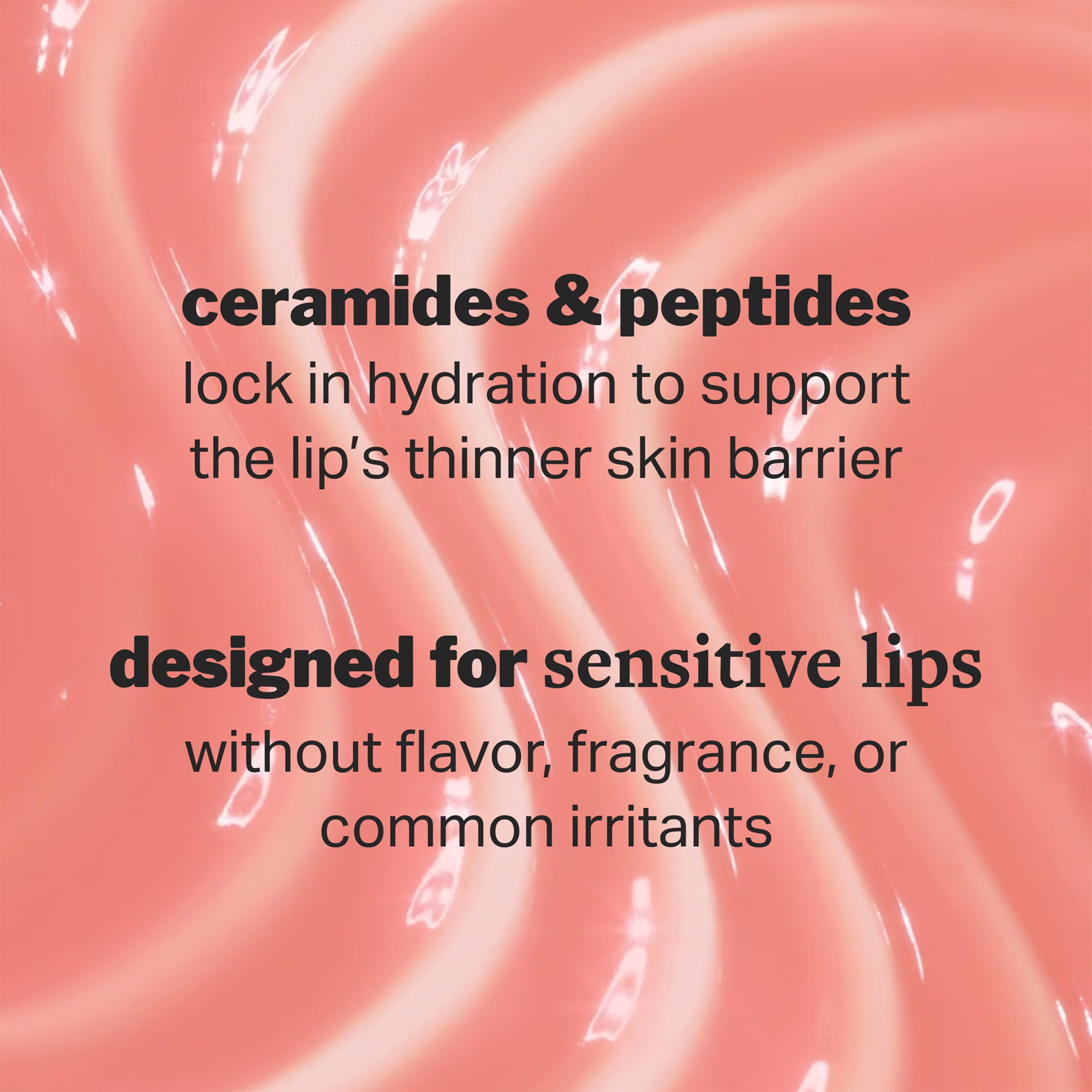 Cocokind Ceramide Lip Blur Balm Be Kind – Coral Pink Hydrating Lip Care (3 Pack) for Sensitive Lips