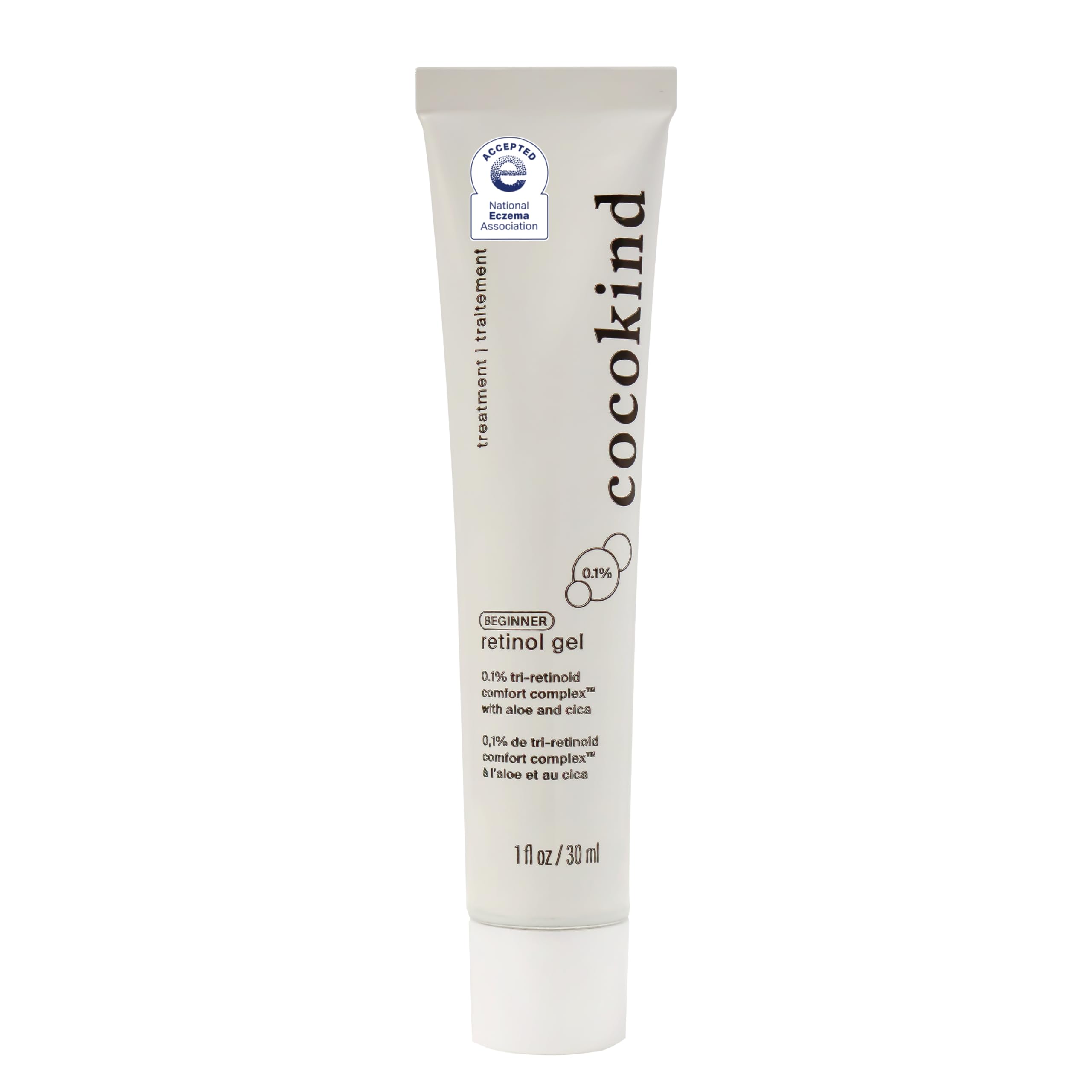 Cocokind Beginner Retinol Gel 0.1% – Gentle Retinol for Sensitive Skin, 1 fl oz