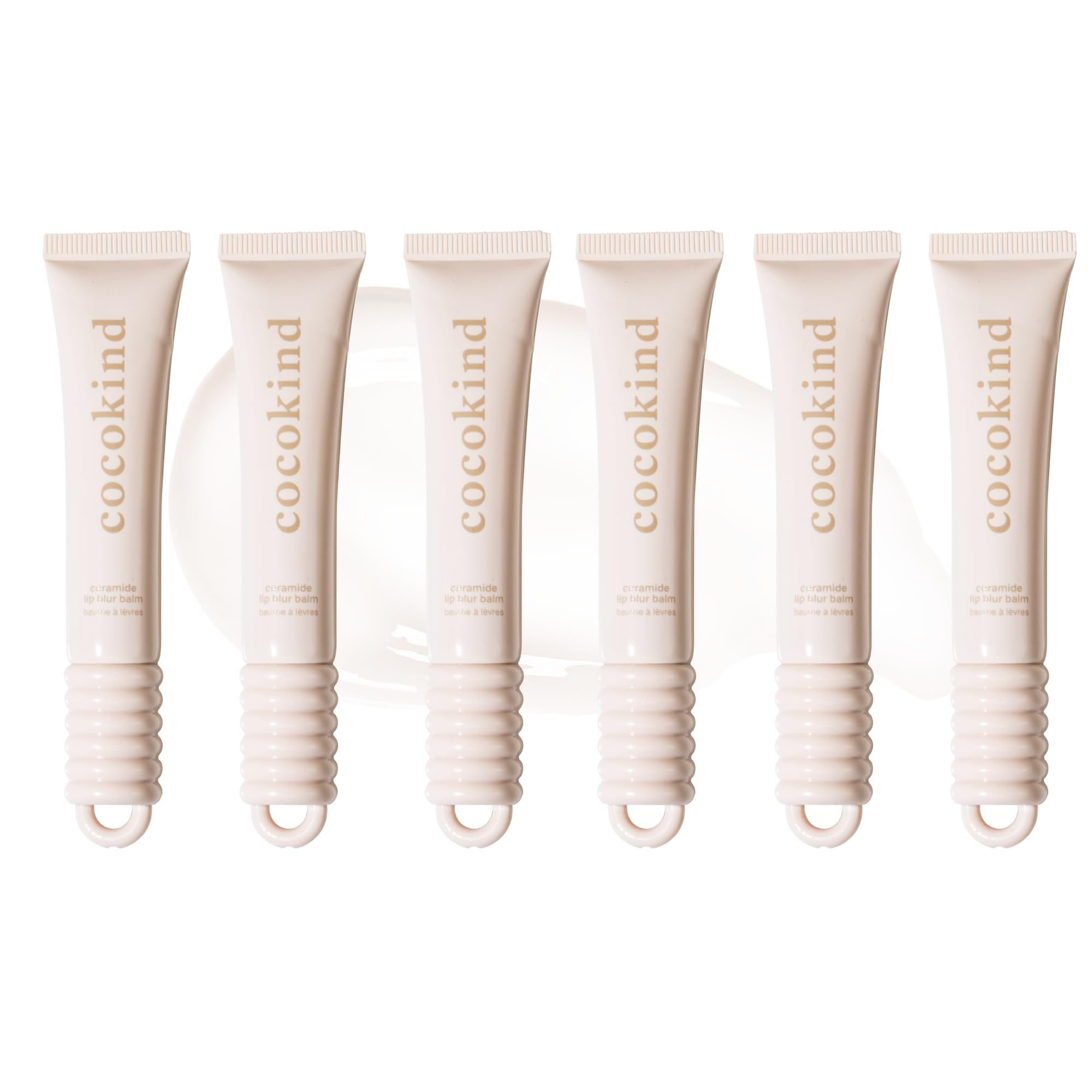 Cocokind Be Real Ceramide Lip Blur Balm — Hydrating, Fragrance-Free Lip Care (6 Pack)