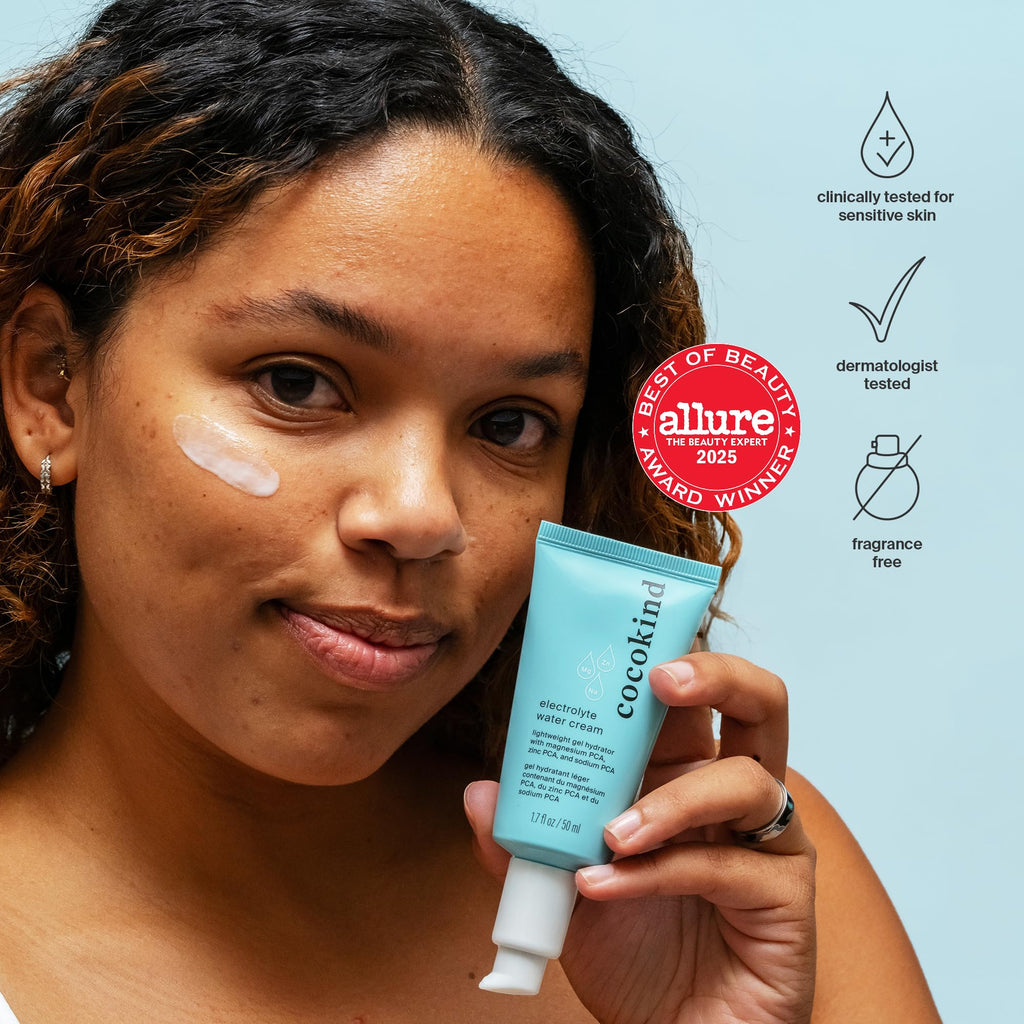 Cocokind Electrolyte Water Cream | Lightweight Hydration Gel for All Skin Types