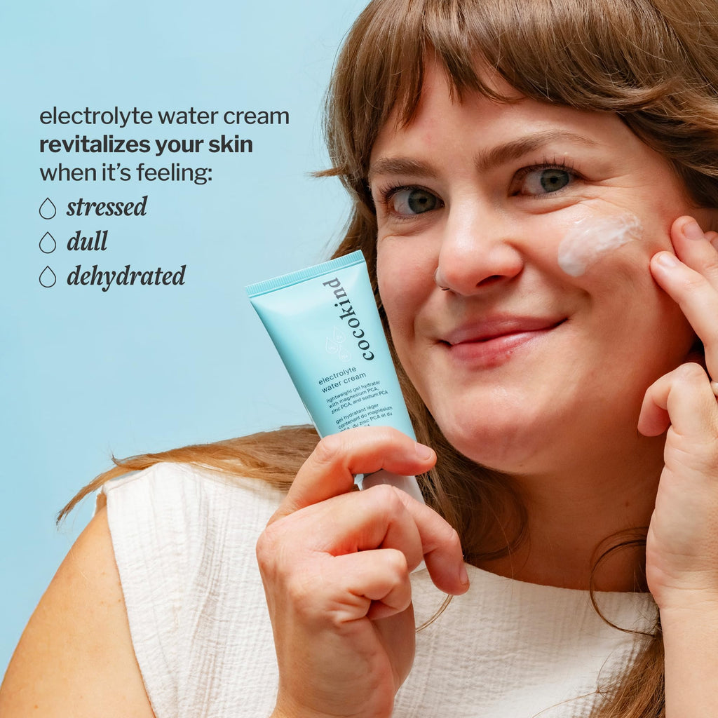 Cocokind Electrolyte Water Cream | Lightweight Hydration Gel for All Skin Types