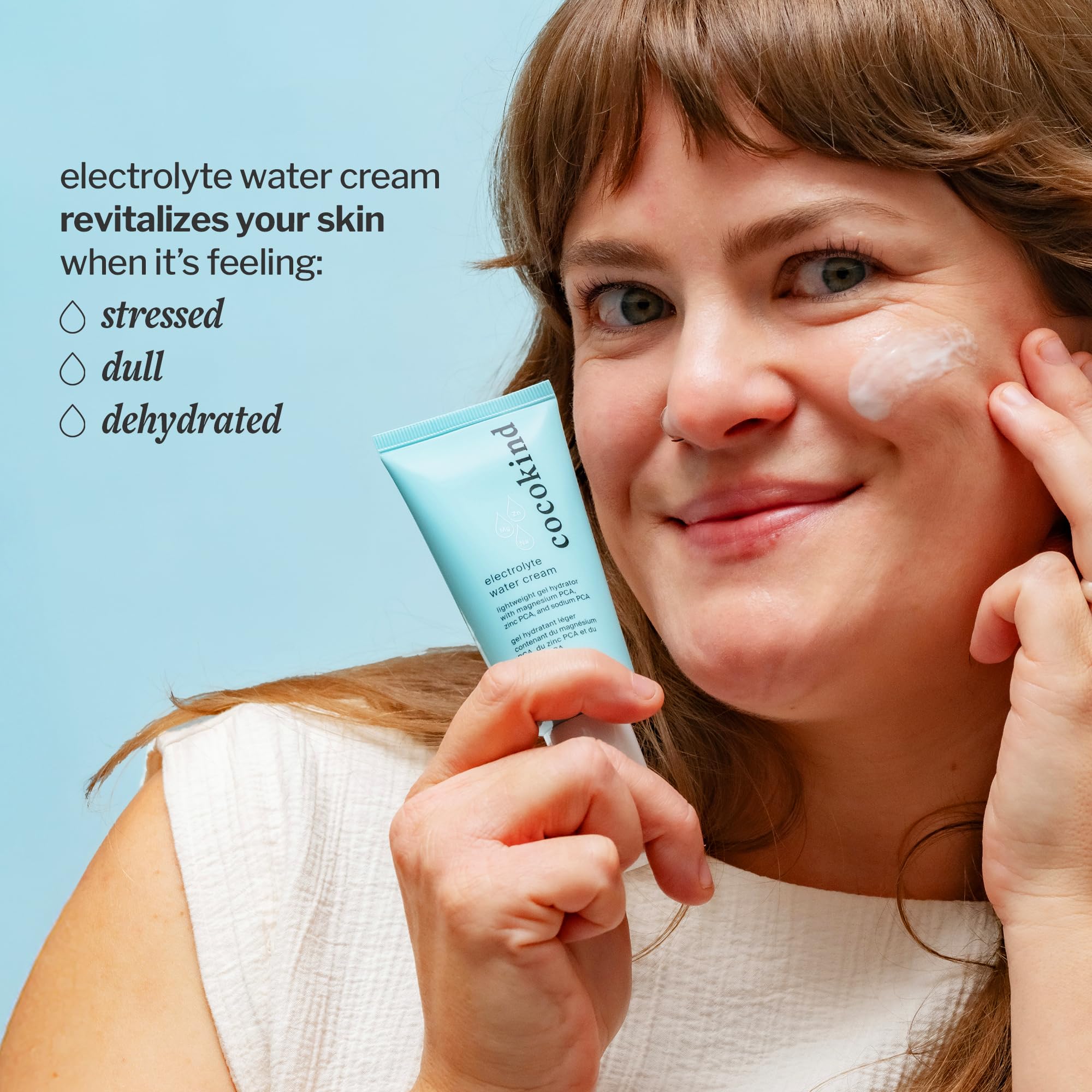 Cocokind Electrolyte Water Cream | Lightweight Hydration Gel for All Skin Types