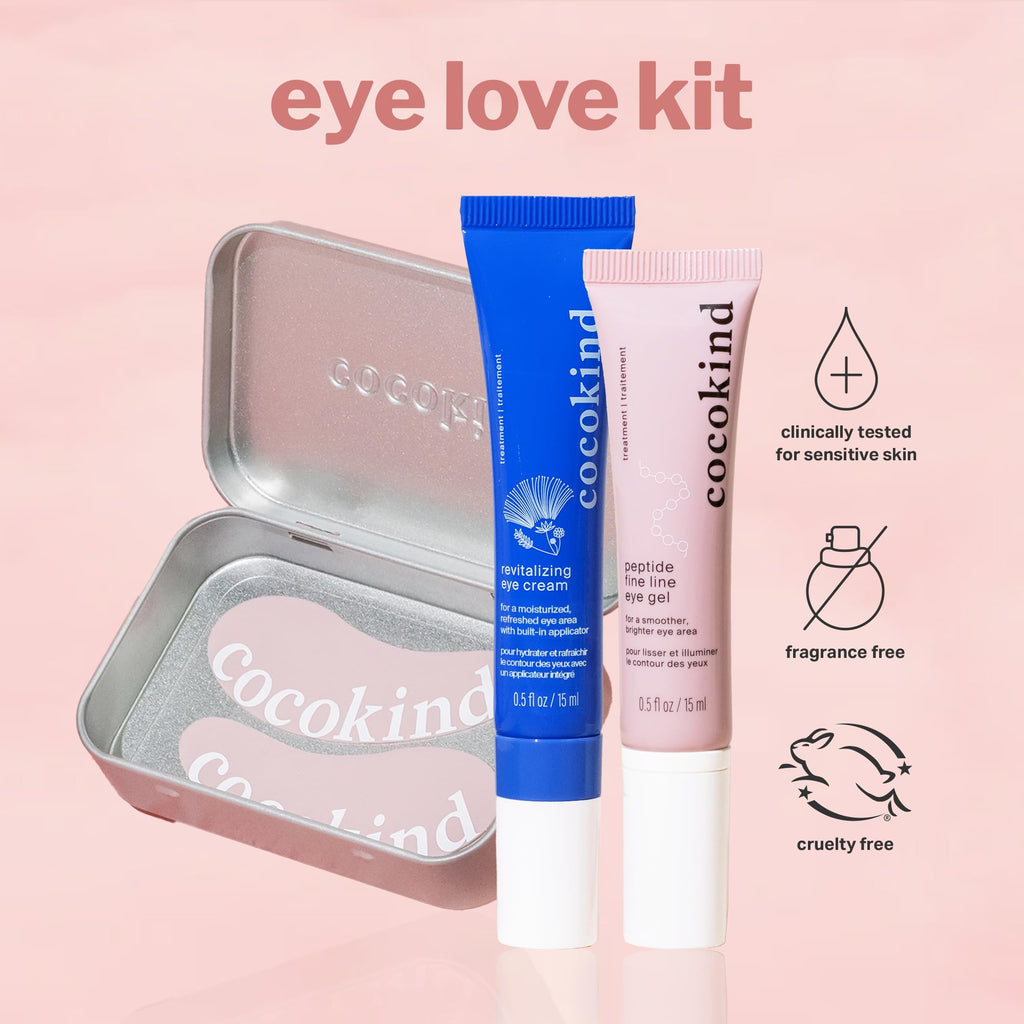 Eye Love Kit by Cocokind — Firm Skin, Hydration, and Subtle Brightening