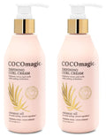 Cocomagic Defining Curl Cream | Extra Frizz Control, Humidity Resistance, Paraben Free | Made in USA (8 oz, 2 Pack)