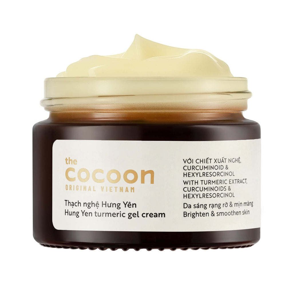 COCOONORIGINAL Hung Yen Turmeric Gel Cream with Niacinamide – Brighten, Even Skin Tone, Vegan