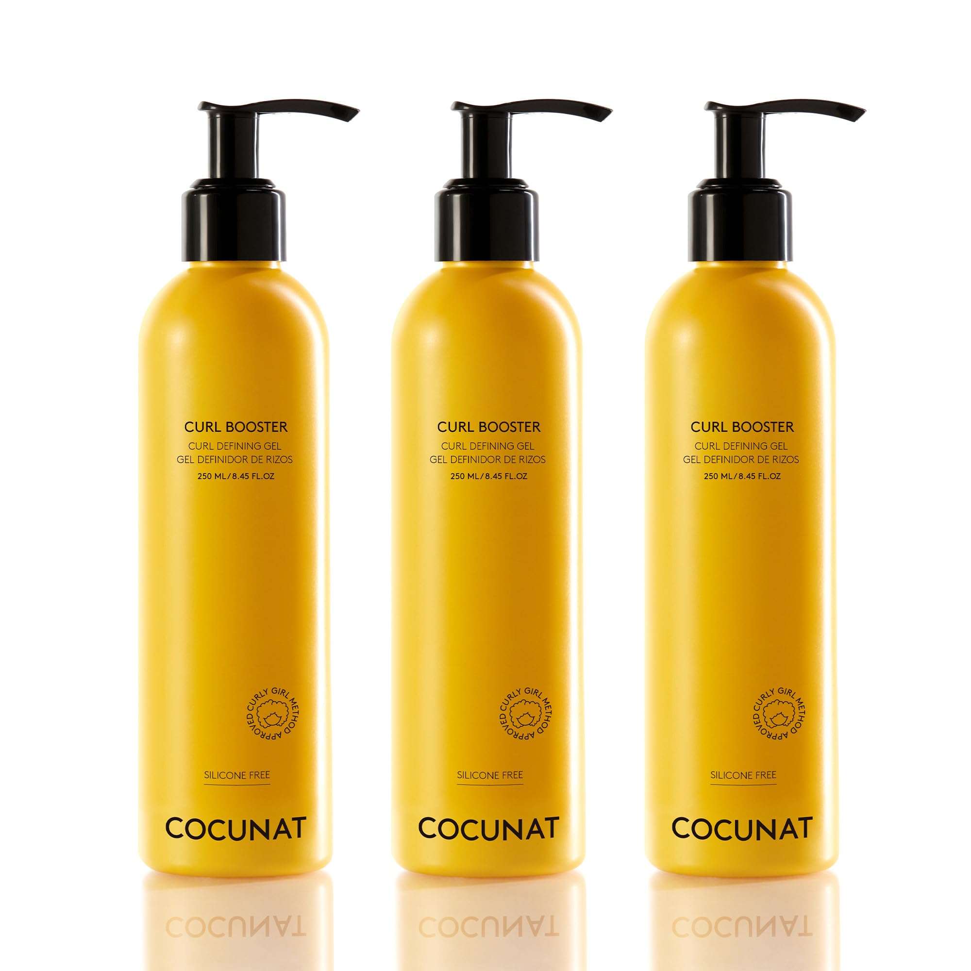COCUNAT 3 Curl Booster - Defining Gel for Frizz-Free, Deeply Moisturized Curls | Silicone Free 8.5 fl oz