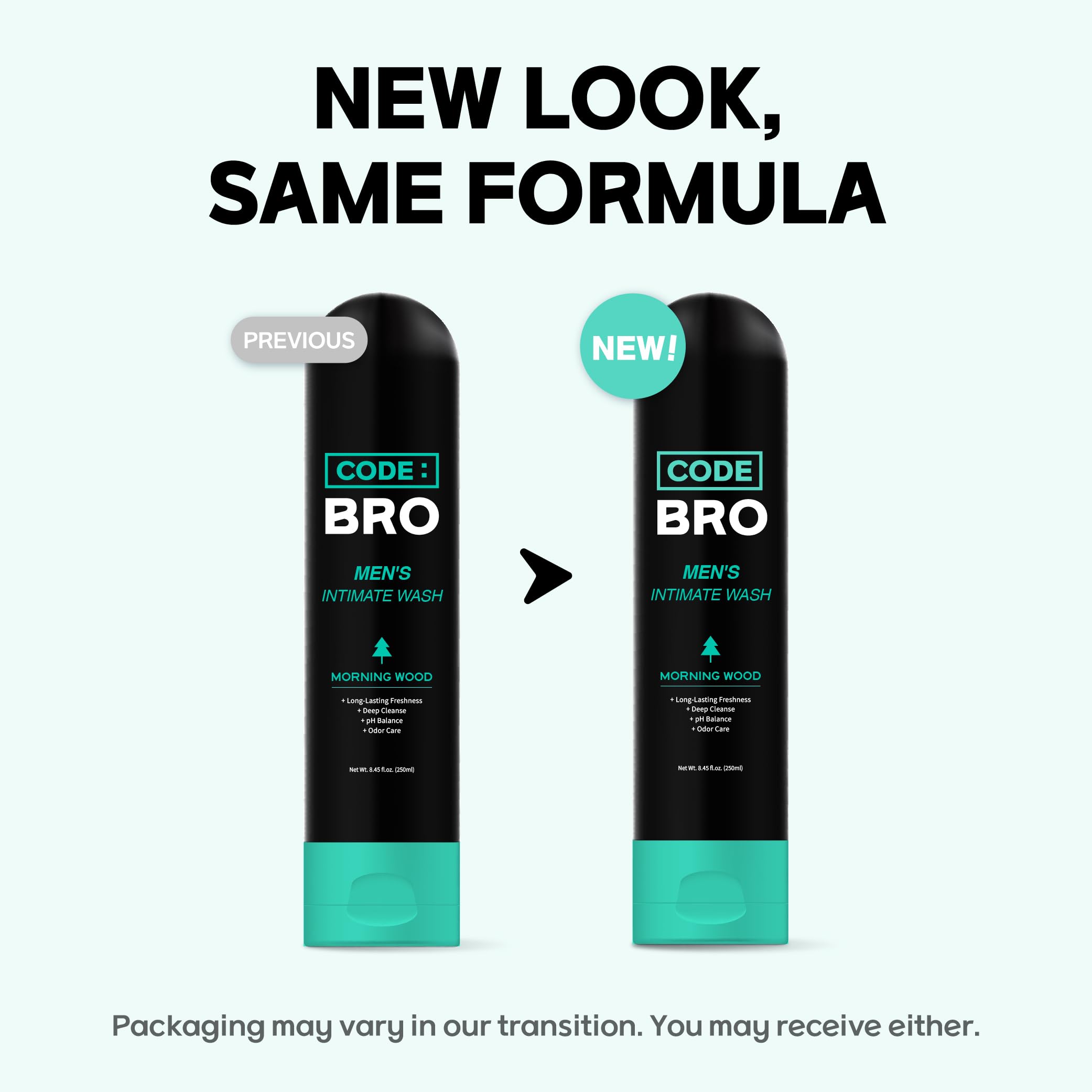 Code Bro Morning Wood Men’s Intimate Wash – 250ml for Lasting Freshness