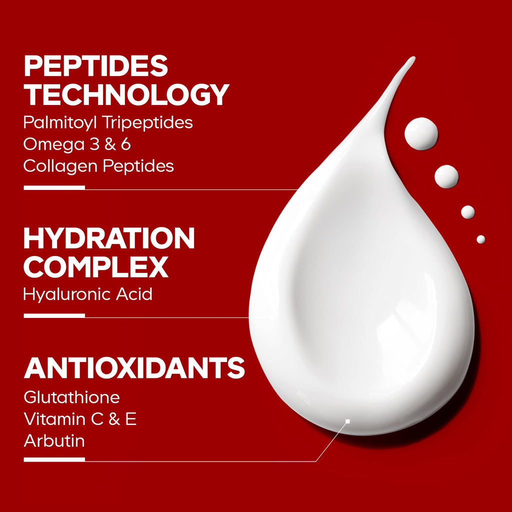 Codeage Maison Rouge Brightening Serum – Glutathione, Vitamin C, Hyaluronic Acid, Collagen | Refillable, Parabens/Sulfates-Free