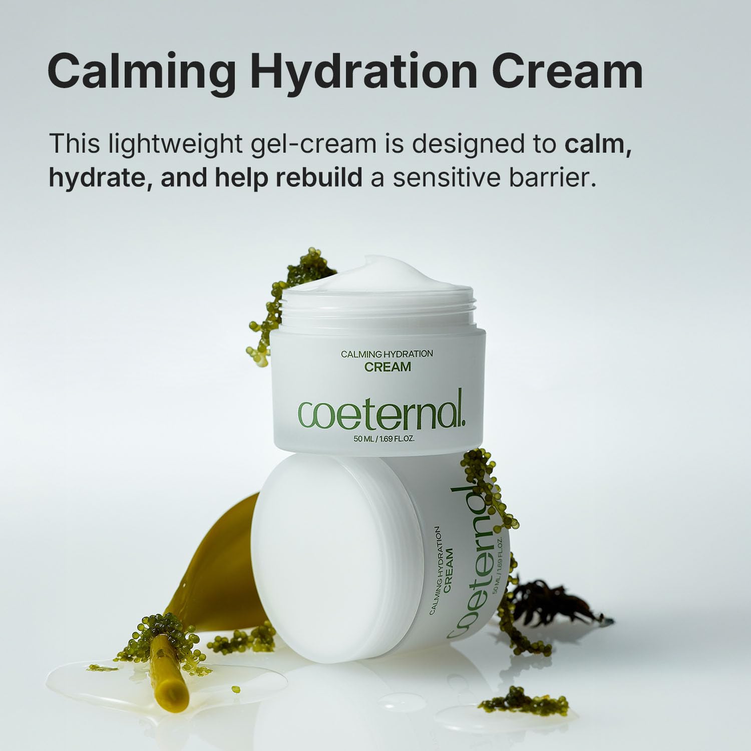 Coeternal Calming Hydration Cream – Lightweight Barrier-Repair Moisturizer for Redness-Prone, Oily Skin