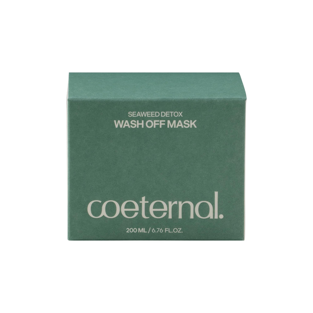 coeternal Seaweed Detox Wash Off Mask – Cooling Clay Mask for Pores & Deep Cleansing (200 ml)