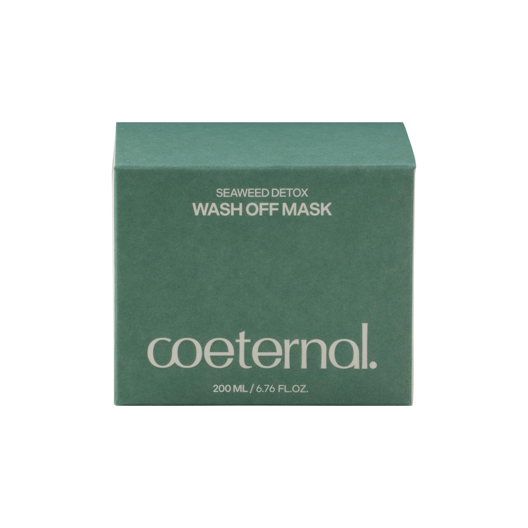 coeternal Seaweed Detox Wash Off Mask – Cooling Clay Mask for Pores & Deep Cleansing (200 ml)