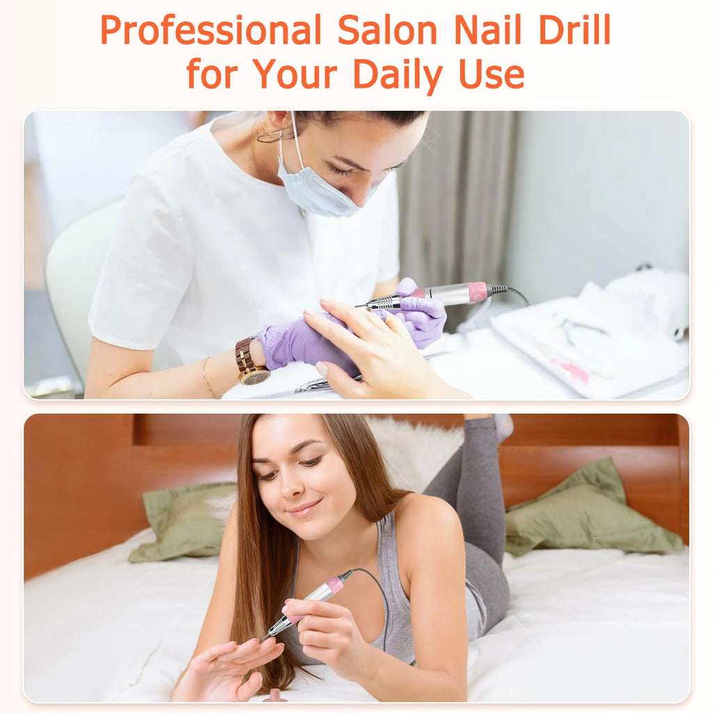 CoFashion 30000rpm Electric Nail Drill Kit – Professional Efile for Acrylic & Gel Nails