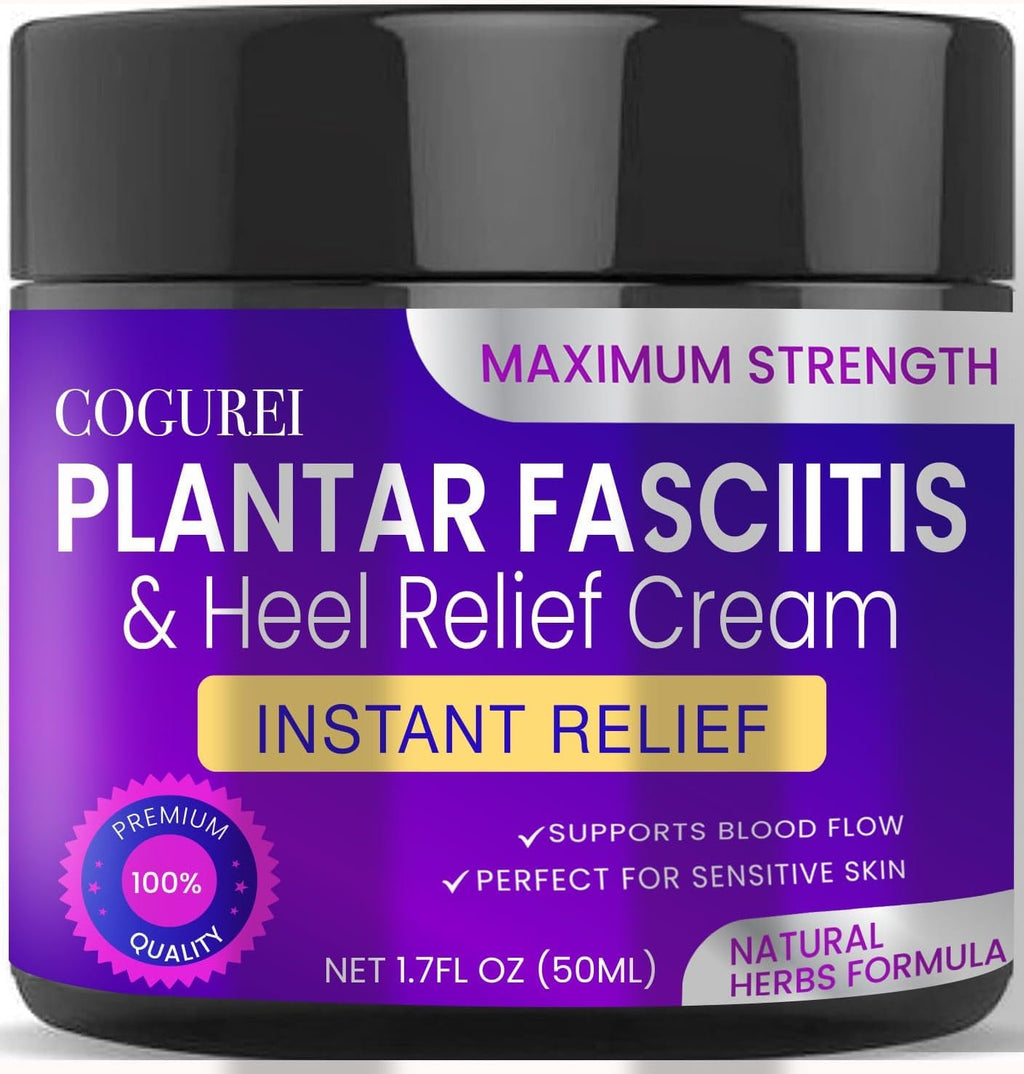 COGUREI Plantar Fasciitis Relief Cream – 1.5 oz (Pack of 1)