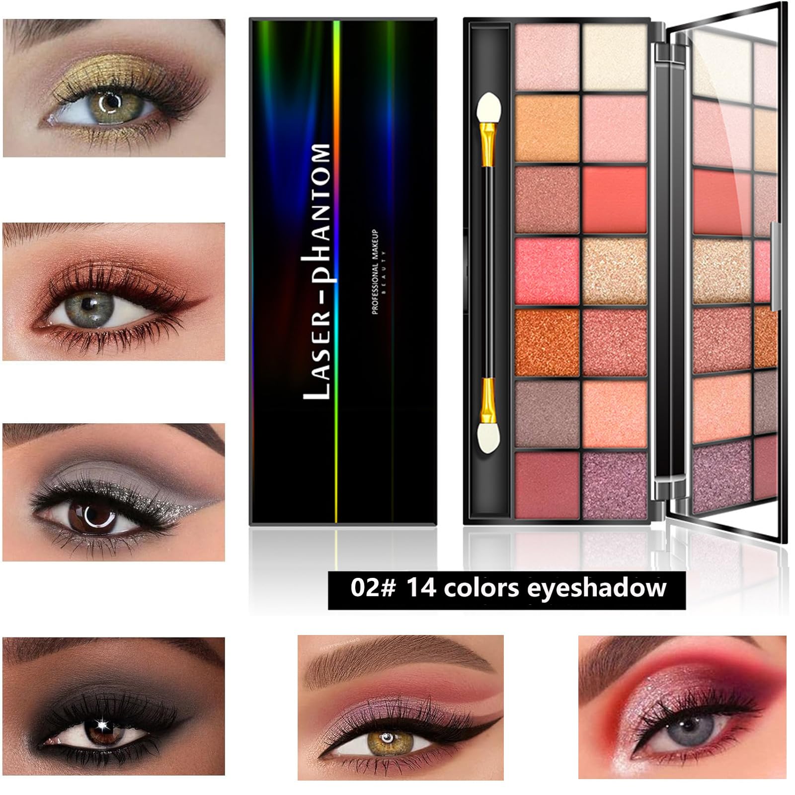 Coliusa All-in-One Makeup Kit for Women | Complete Set with Eyeshadow Palette, Foundation, Lip Gloss