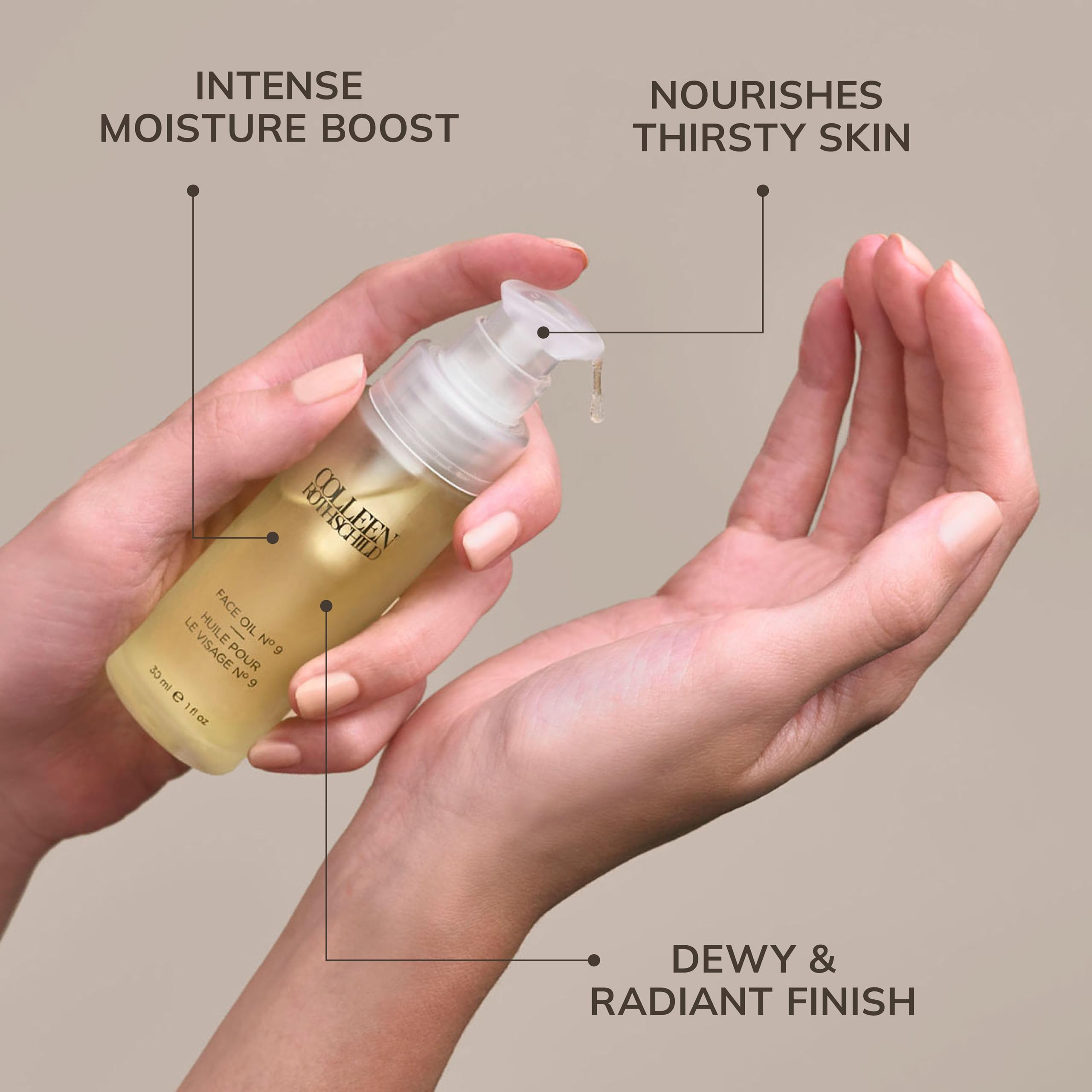 COLLEEN ROTHSCHILD Face Oil N°9 – Deep Hydration & Radiant Skin (1 fl oz)