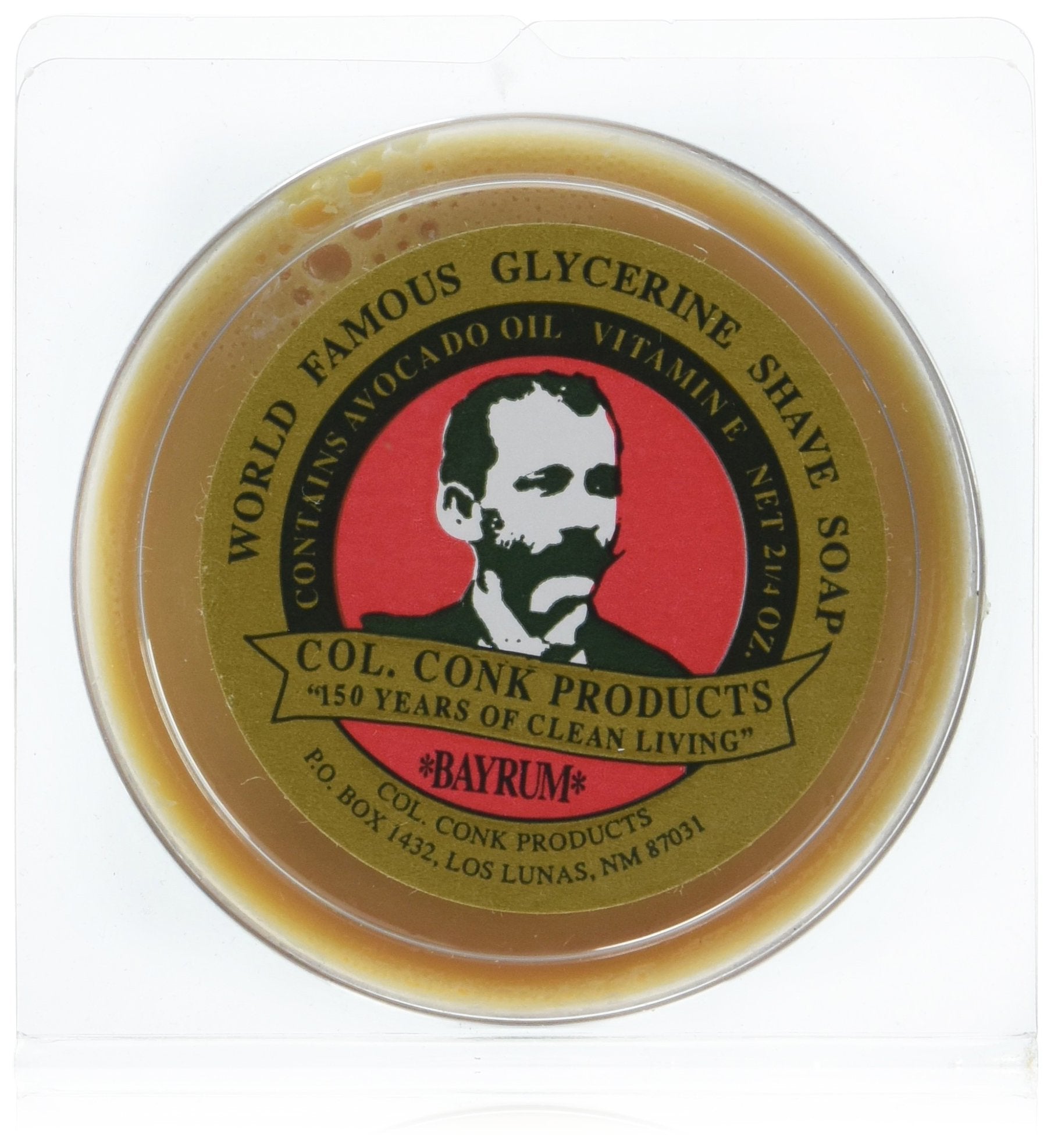 Colonel Conk Bay Rum Shaving Soap – Pack of 3 (2 oz each)