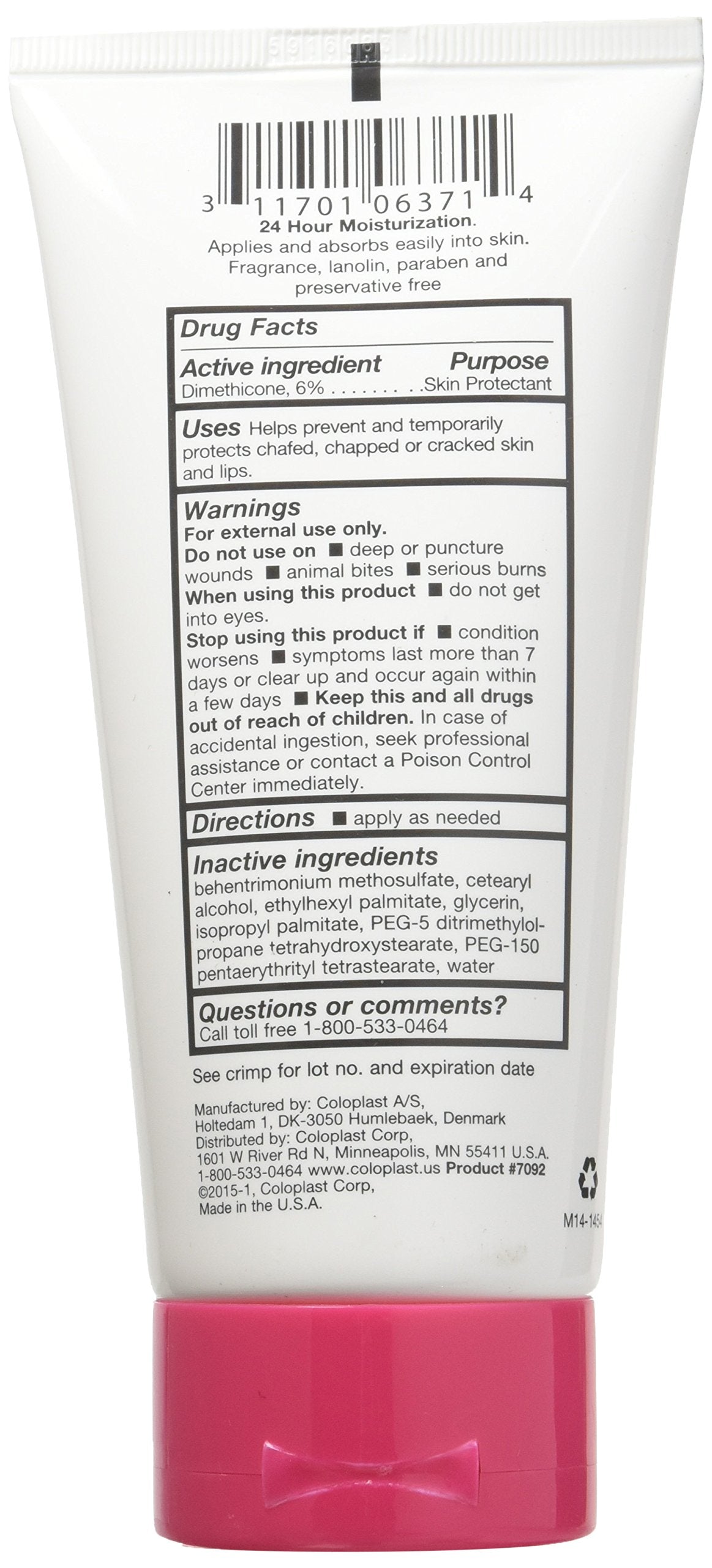 Coloplast Sween24 Unscented Cream – 5 oz Moisturizing Lotion for All Skin Types (Paraben & Alcohol Free)