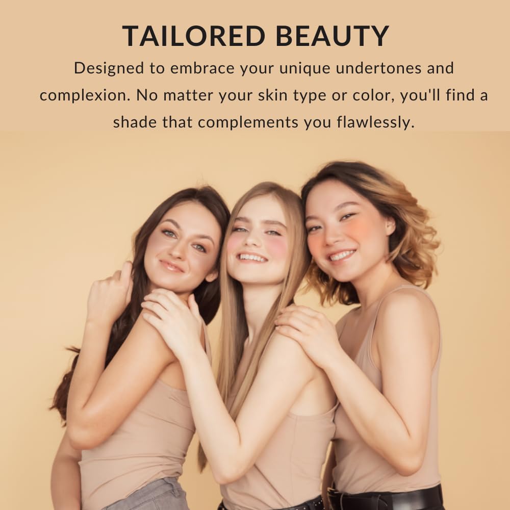 Color Pro Blush by Color Me Beautiful - Pressed Powder Blush with Buildable Coverage for Complexion Enhancement